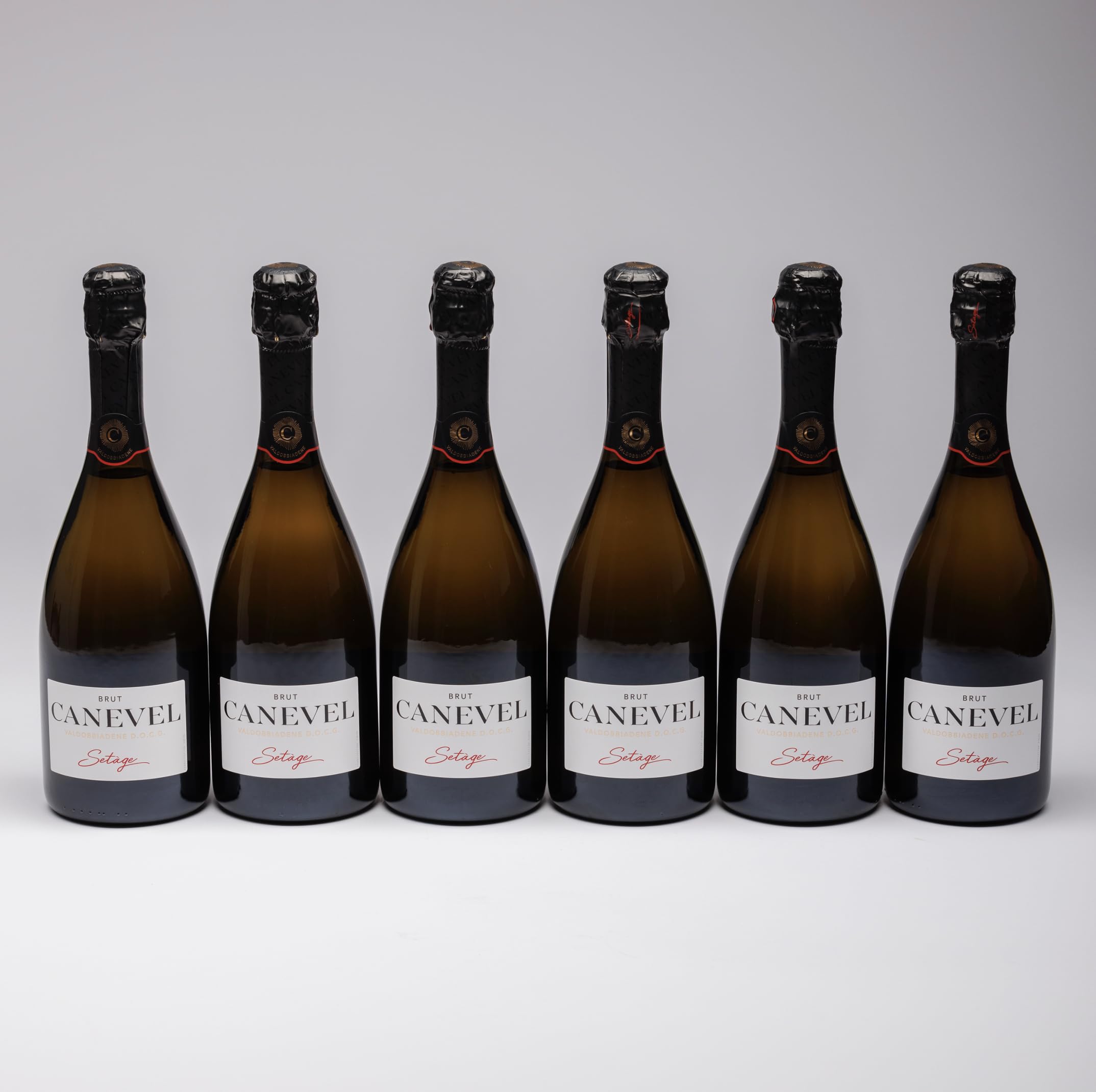 CANEVEL "SETÀGE BRUT" 2024 | Valdobbiadene Prosecco Superiore DOCG | 6x750 ml | Paquete 6 botellas