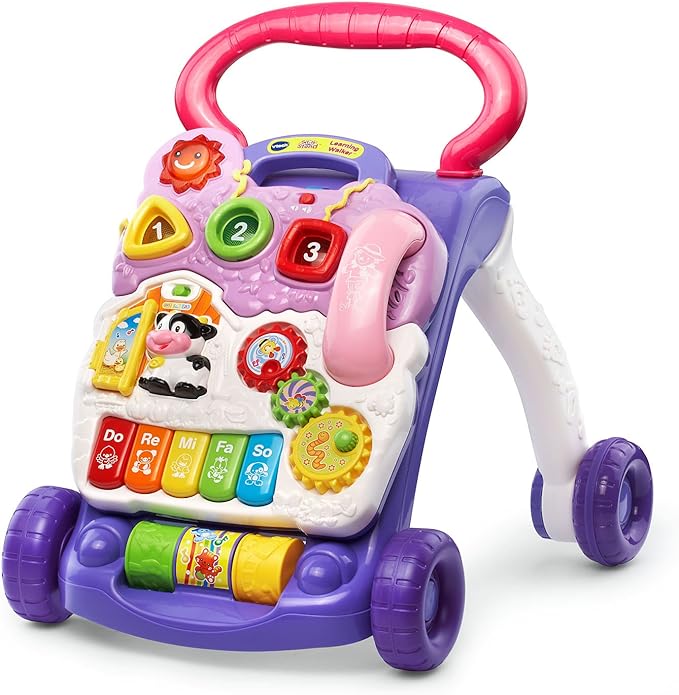 vtech baby walker lock wheels