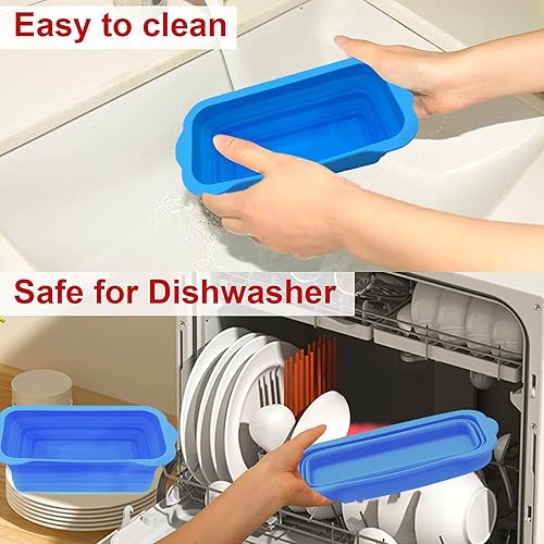 Miniatura 5 de FUYOULILO Paquete de 2 forros de grasa para Blackstone de silicona para recogedor de grasa reutilizables, forros de bandeja de goteo para parrilla