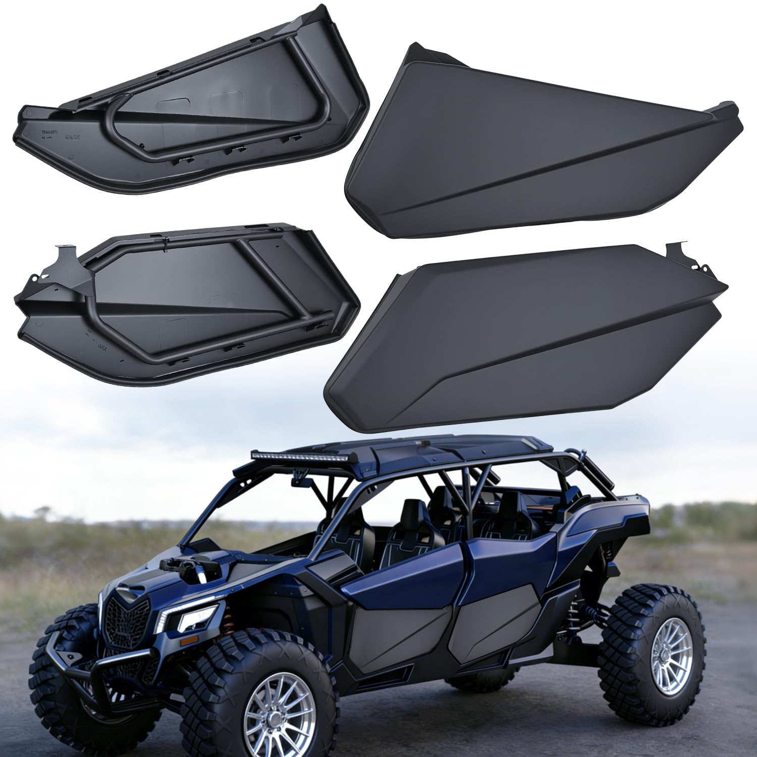 Nilight Lower Door Panels for Can Am Maverick X3 | Lower Door Inserts Compatible with Can Am Maverick X3 MAX XRS/R TURBO/XDS TURBO 2017-2026(4 Doors, Front &amp; Rear)