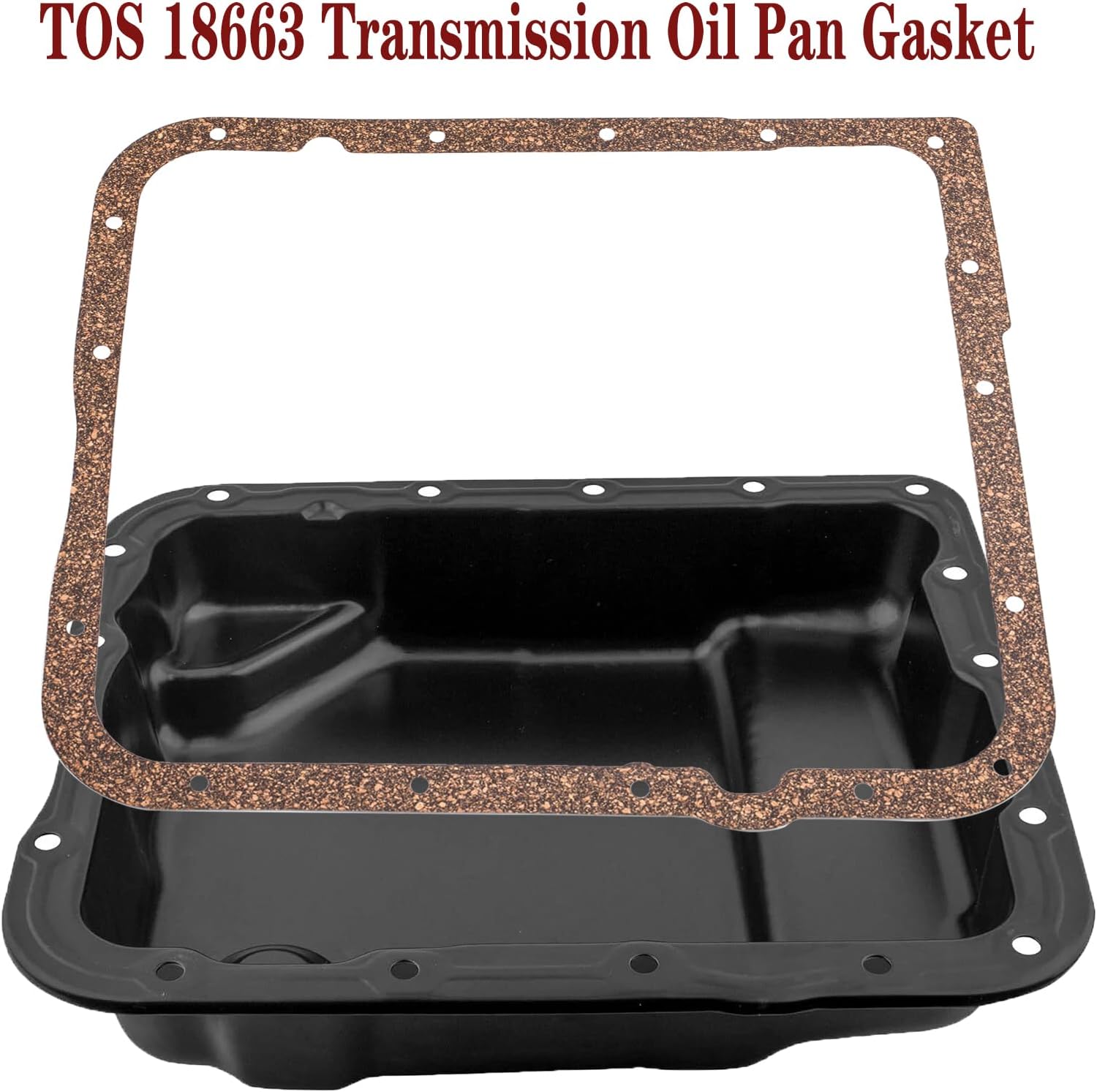 TOS 18663 Transmission Oil Pan Gasket for Chevrolet Chevy Silverado 1500 1980-2014 Gmc Buick Cadillac Hummer Isuzu Oldsmobile Pontiac,1992 Rolls-Royce Bentley,2008 Saab,TOS18663 749014,8642360,8654799
