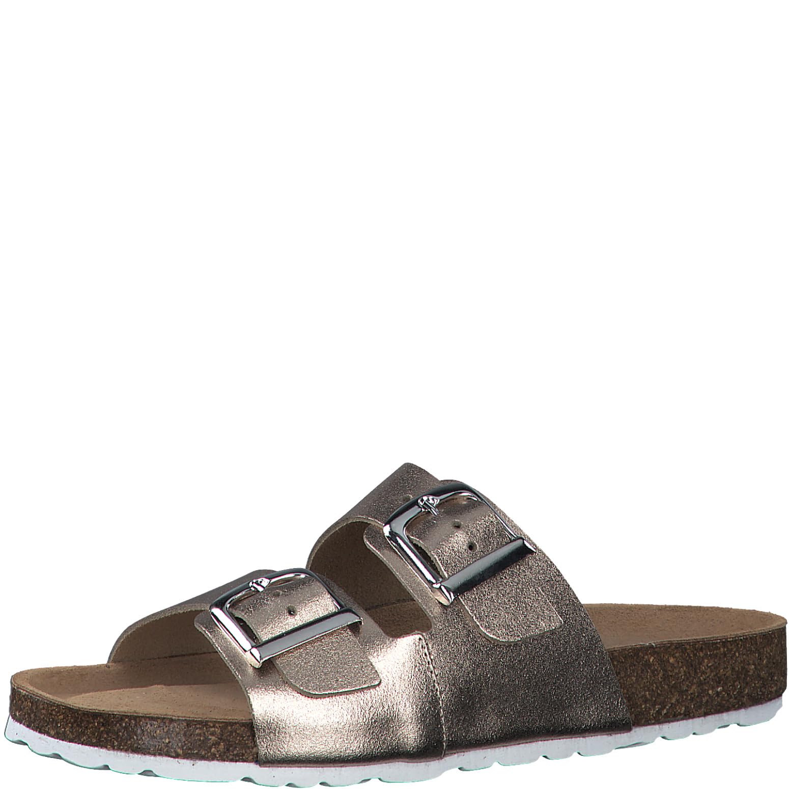 MARCO TOZZI Women's 2-27406-42 Mule, Metallic Rose, 5.5