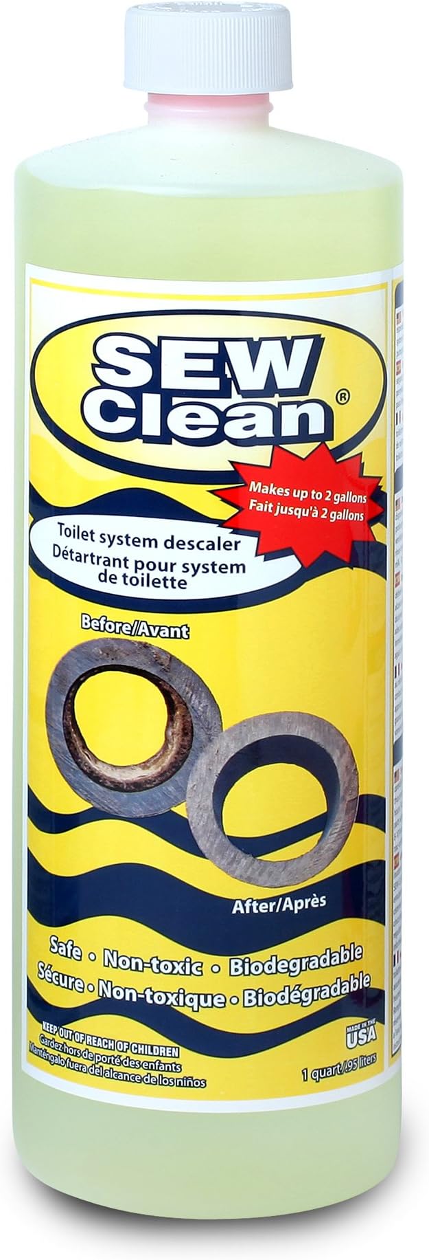 1218-MQ SEW Clean - 1 Quart, Yellow