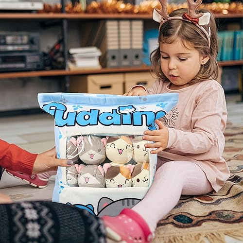 Miniatura 10 de Almohada de felpa de ajolotl, bonita almohada de ajolote con peluches de ajolote, bolsa de muñecas de animales de peluche de ajolote, regalo de 6