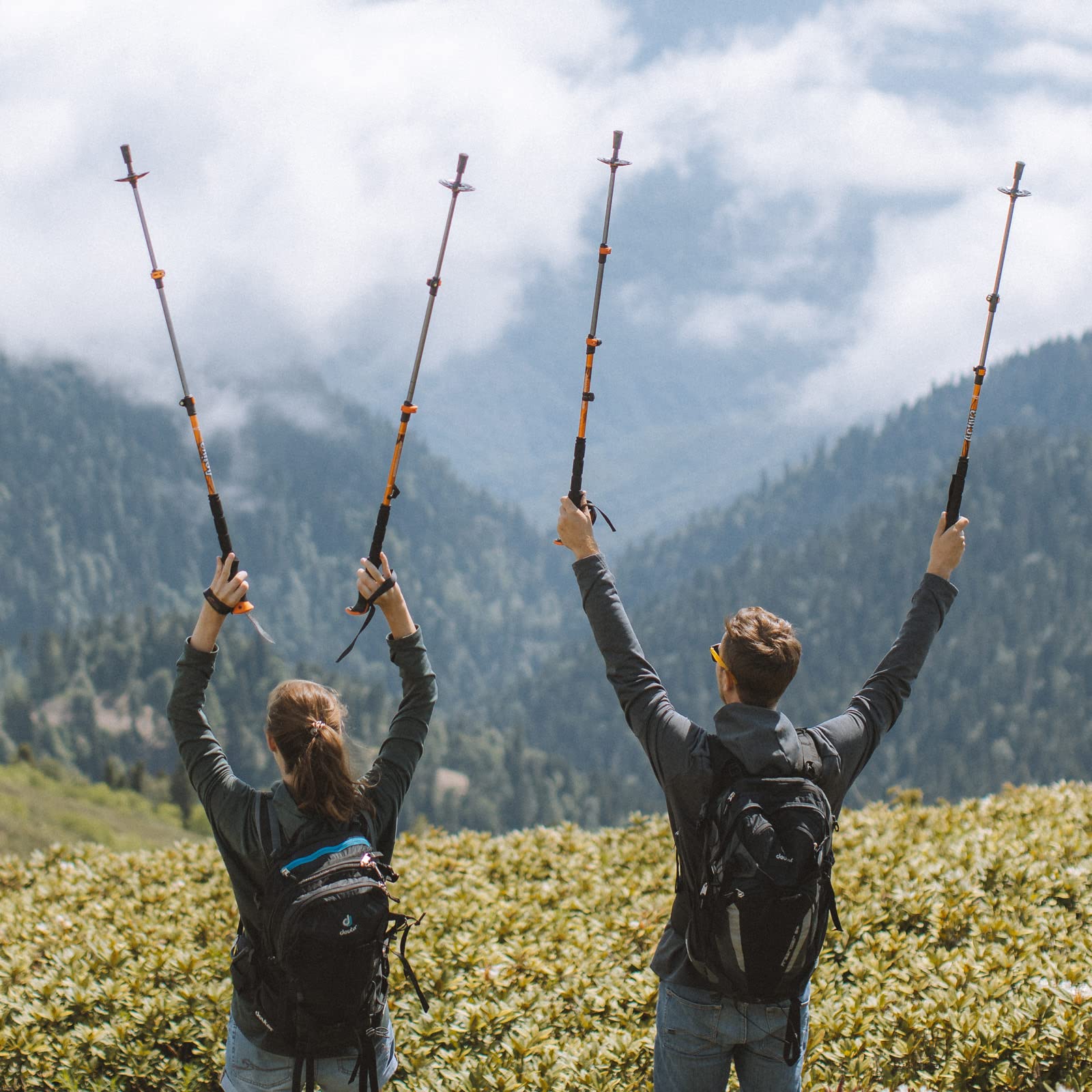 4 Pezzi Tamponi in Gomma per Bastoncini da Trekking, Punte in Gomma per Bastoncini da Trekking, Accessori per il Nordic Walking, Punte in Gomma del Bastone da Passeggio 12mm