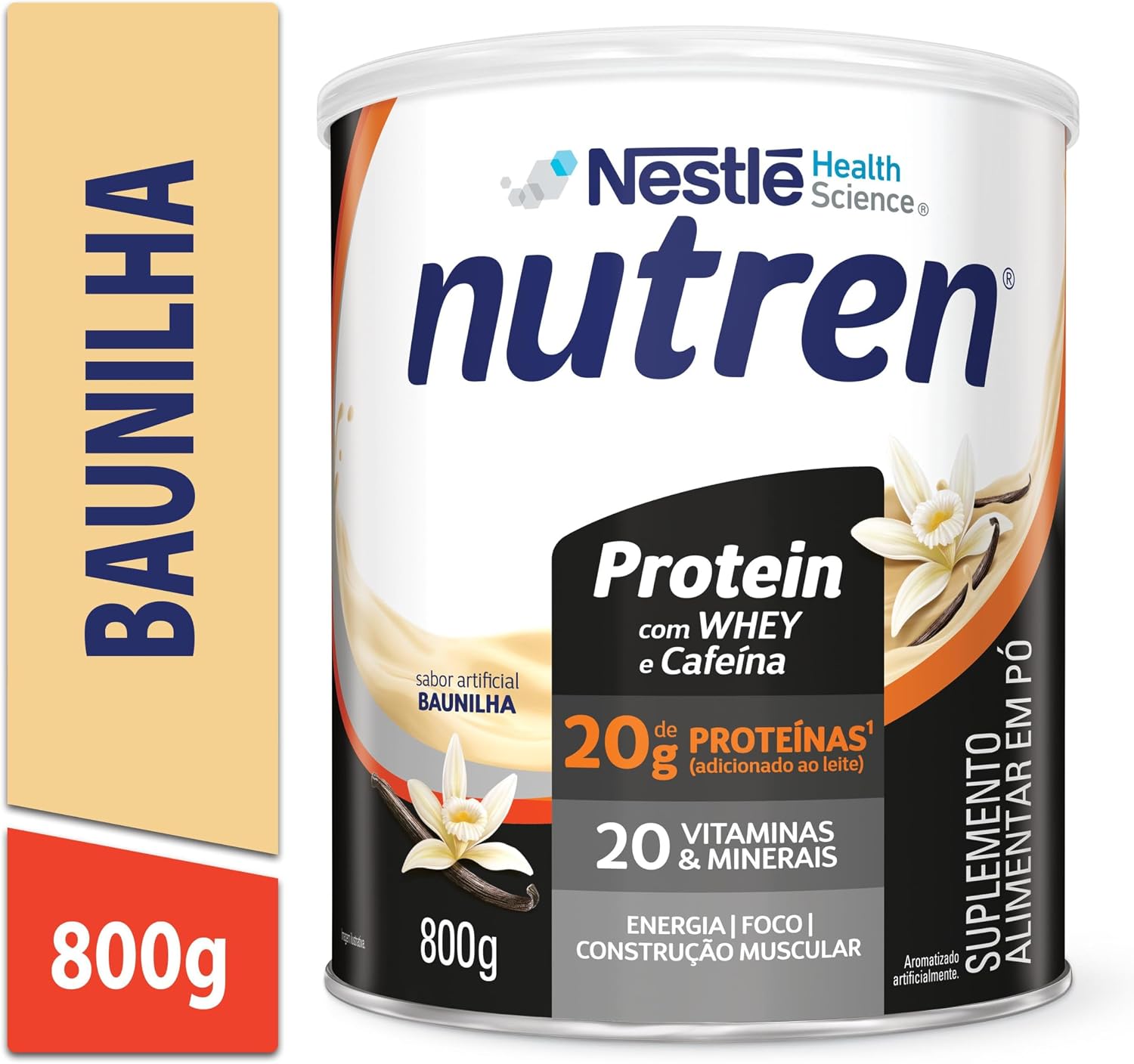 Nutren Protein Po Baunilha 800G