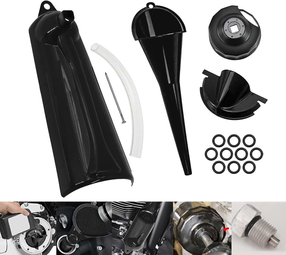 harley oil filter drain funnel