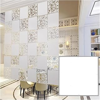 Paneles divisores de habitación colgantes, PVC de 0,7 mm, resistentes a las grietas, ideales para oficina, restaurante, decoración de sala de estar, 10 unidades, color blanco