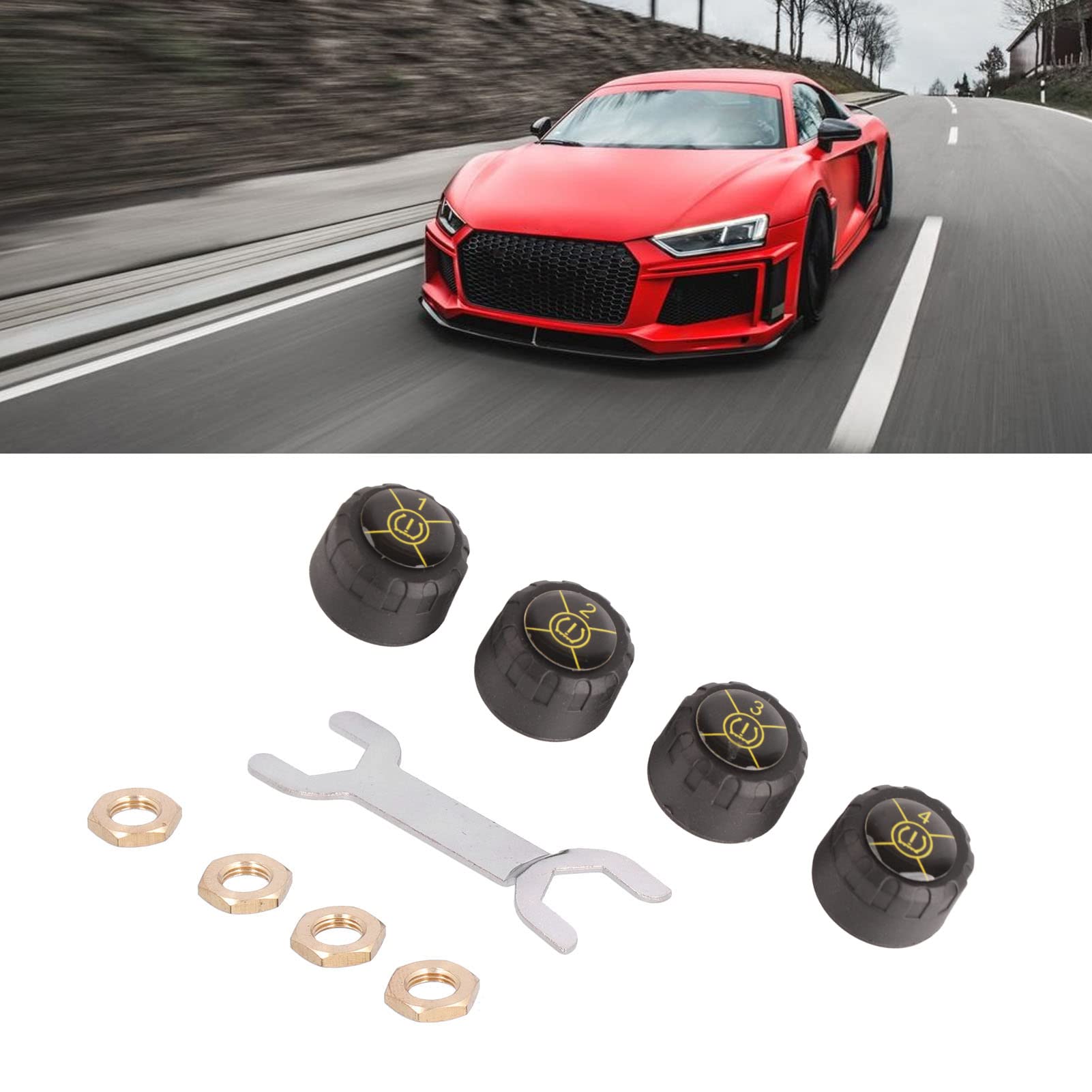 Capteur Pression Pneus Bluetooth 5.0 - TPMS Temps Réel Pour Voiture