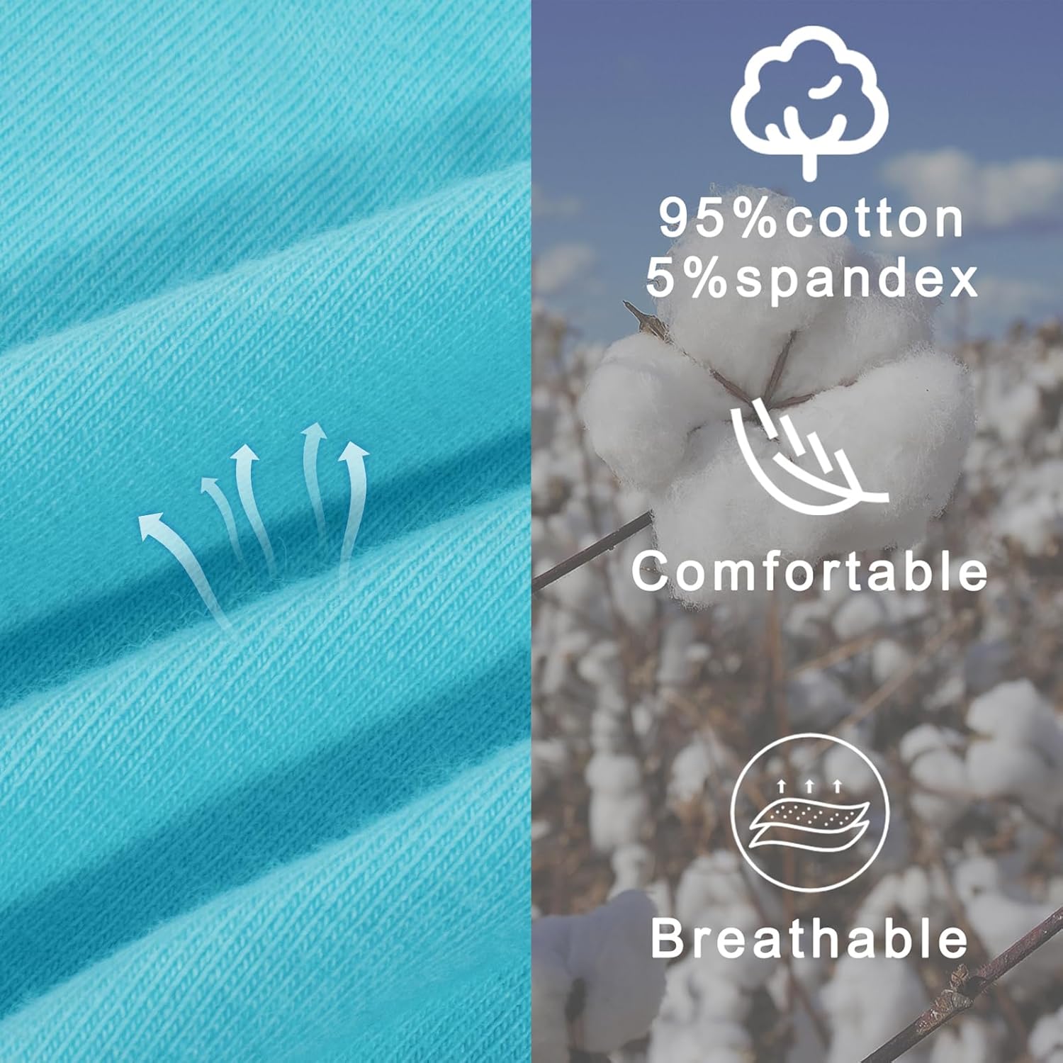 Ibeauti Womens Camisole with Shelf Bra Cotton Tank Top Adjustable Spaghetti Straps Cami Tops 3 Packs - Image 6