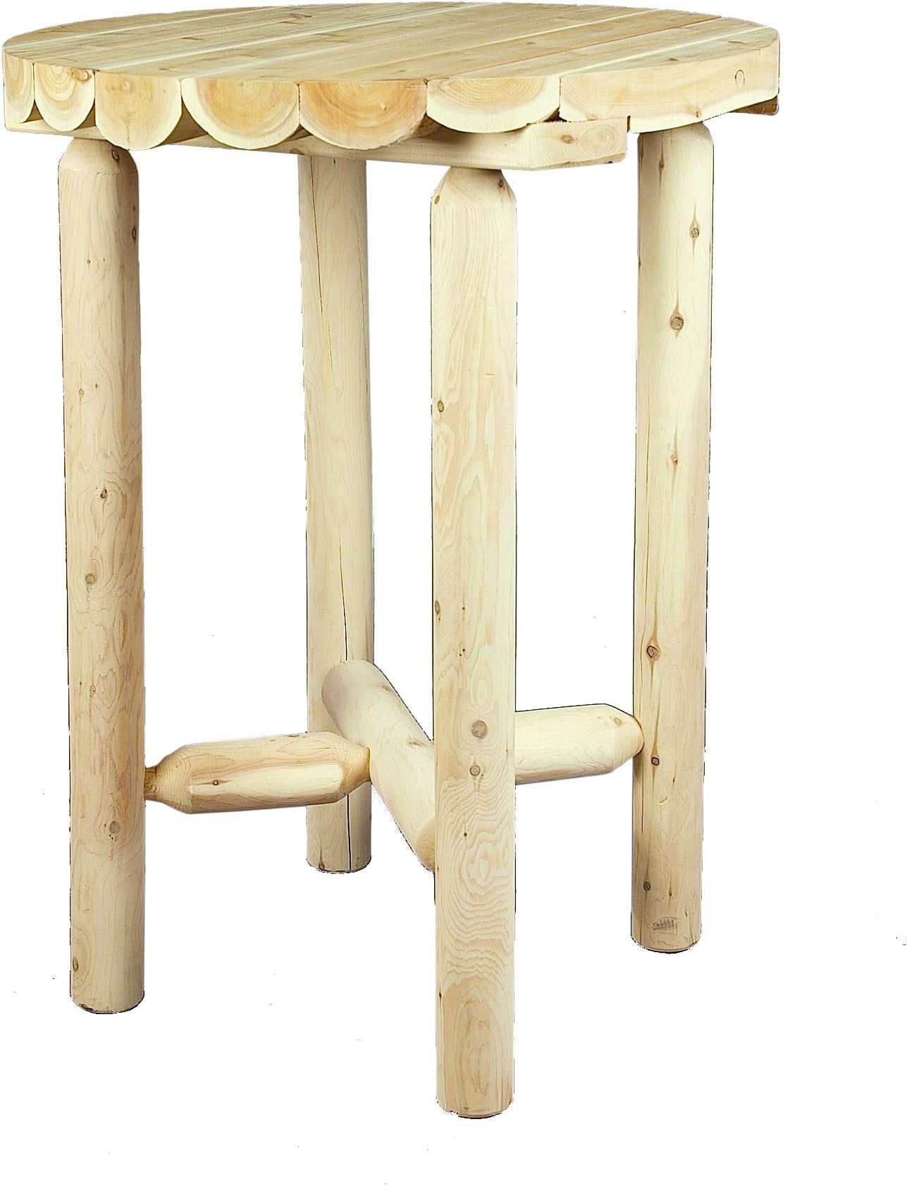 110009C Log Pub Table, 42-Inch