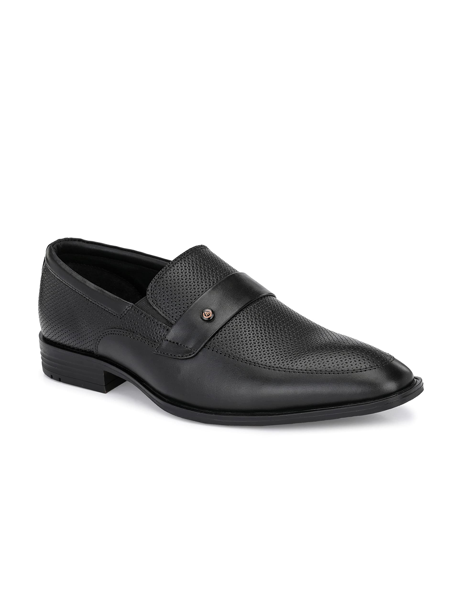 ALBERTO TORRESI Classy and Comfortable Leather Slip-On Formal Shoes for Men - Perfect for Work and Special Occasions - Black - 6 UK/India (B0BQM8NQBL) Amazon Price History, Amazon Price Tracker