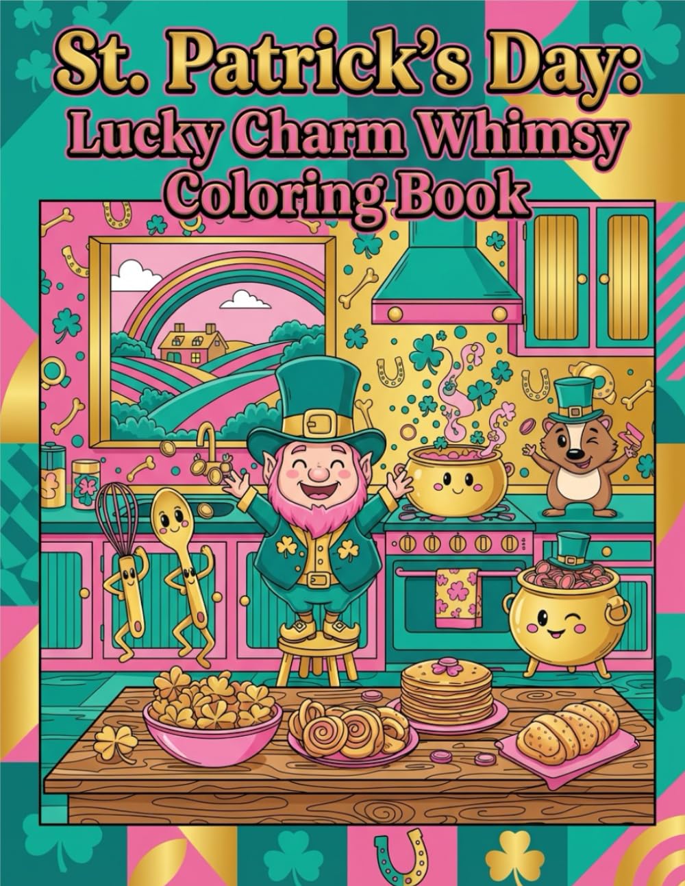 St. Patrick's Day: Lucky Charm Whimsey Coloring Book