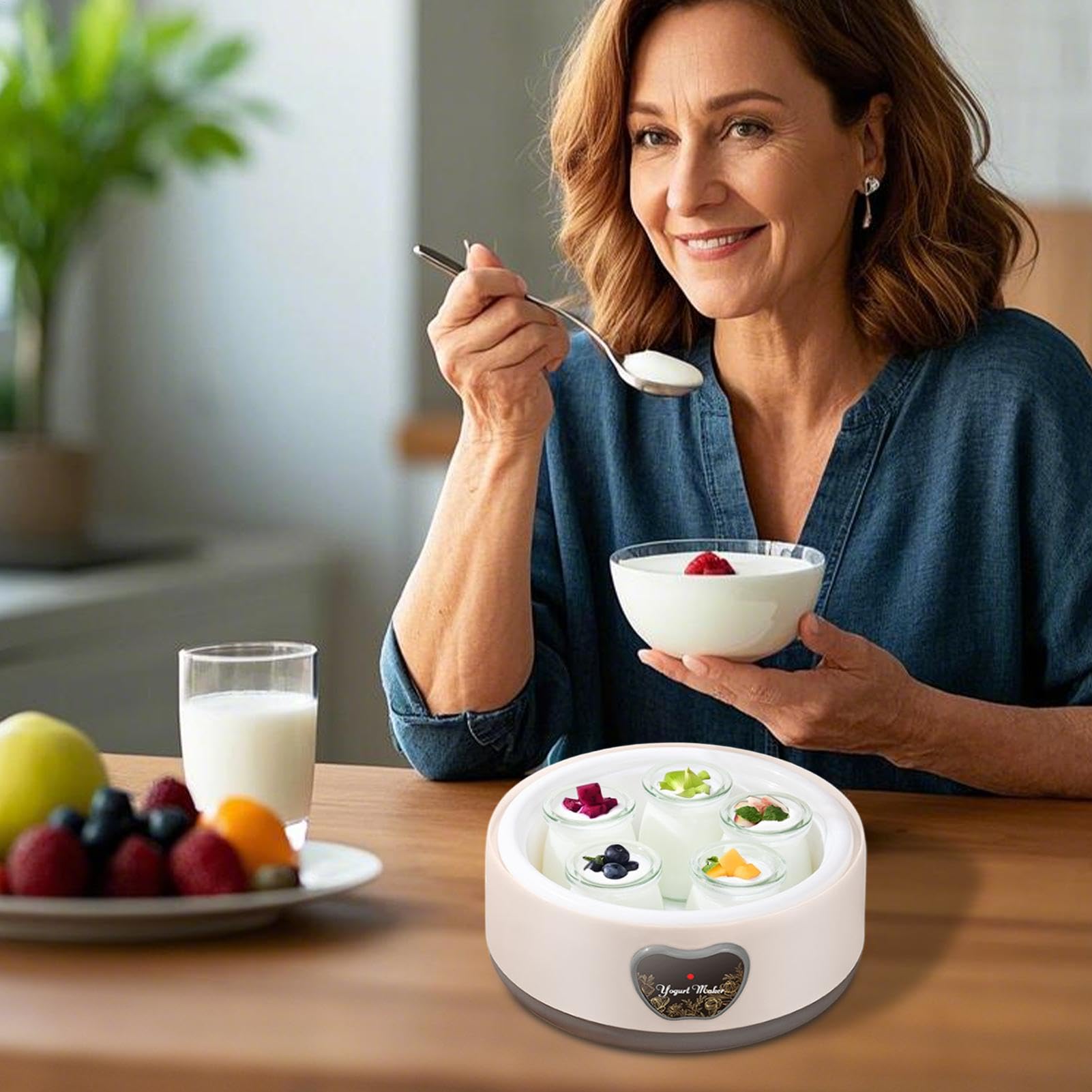 Fabricante de yogurt eléctrico, máquina de yogurt eléctrica Reutilizable 5