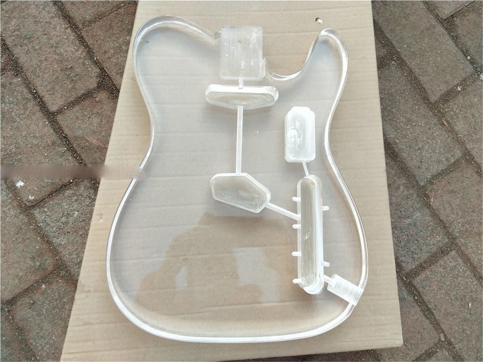 Corpo Per Chitarra Elettrica A 22 Tasti (acrilico) Kit Di Assemblaggio Chitarra(3/4)