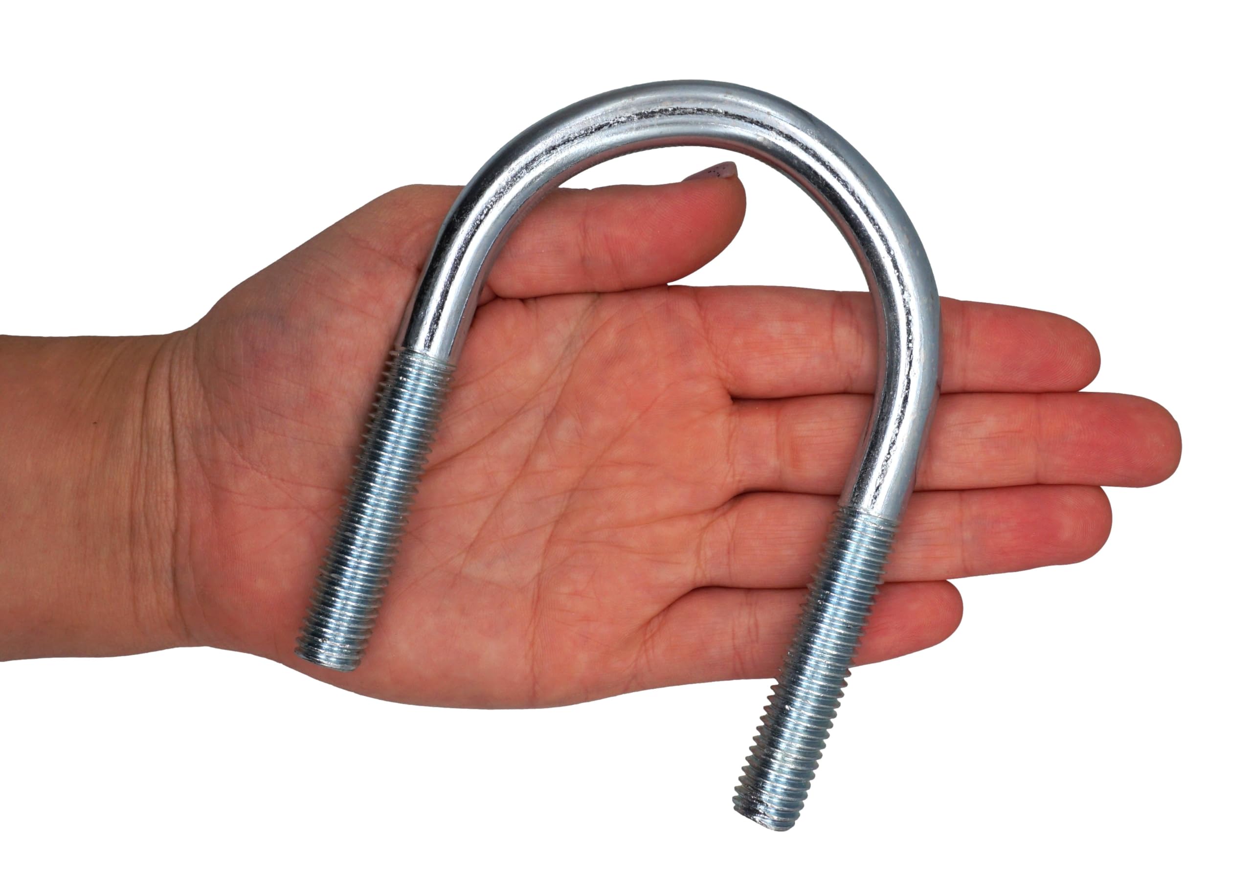 Bulloni A U Zincati M12 X 94mm - Set 2 Pezzi Per Fissaggio Tubi E Strutture - Foto 8