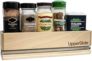 Pull Out Sliding Shelf Small Single Spice Rack for Upper Cabinet
