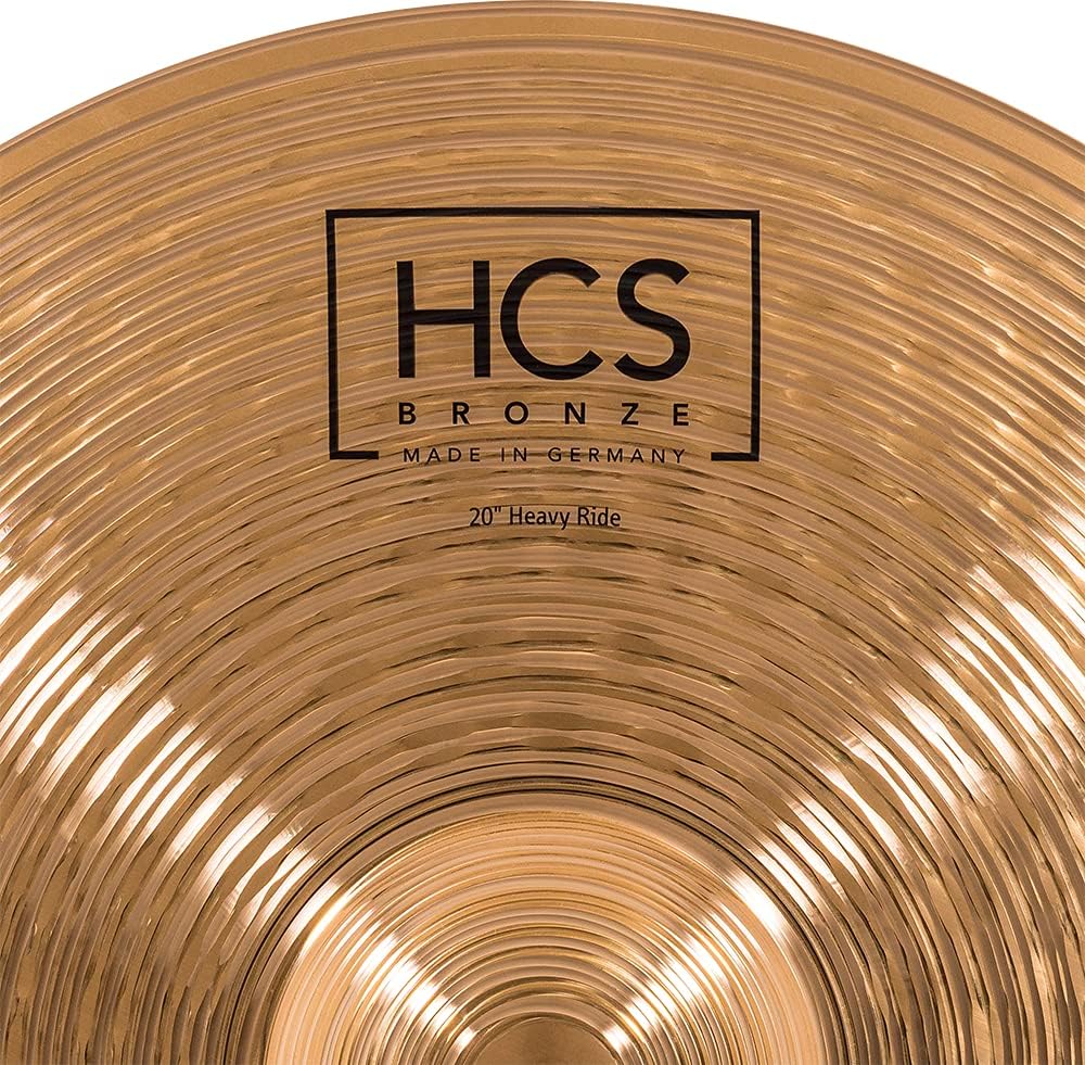 20” Heavy Ride – HCS Traditional Finish Bronze for Drum Set, Made In Germany, 2-YEAR WARRANTY