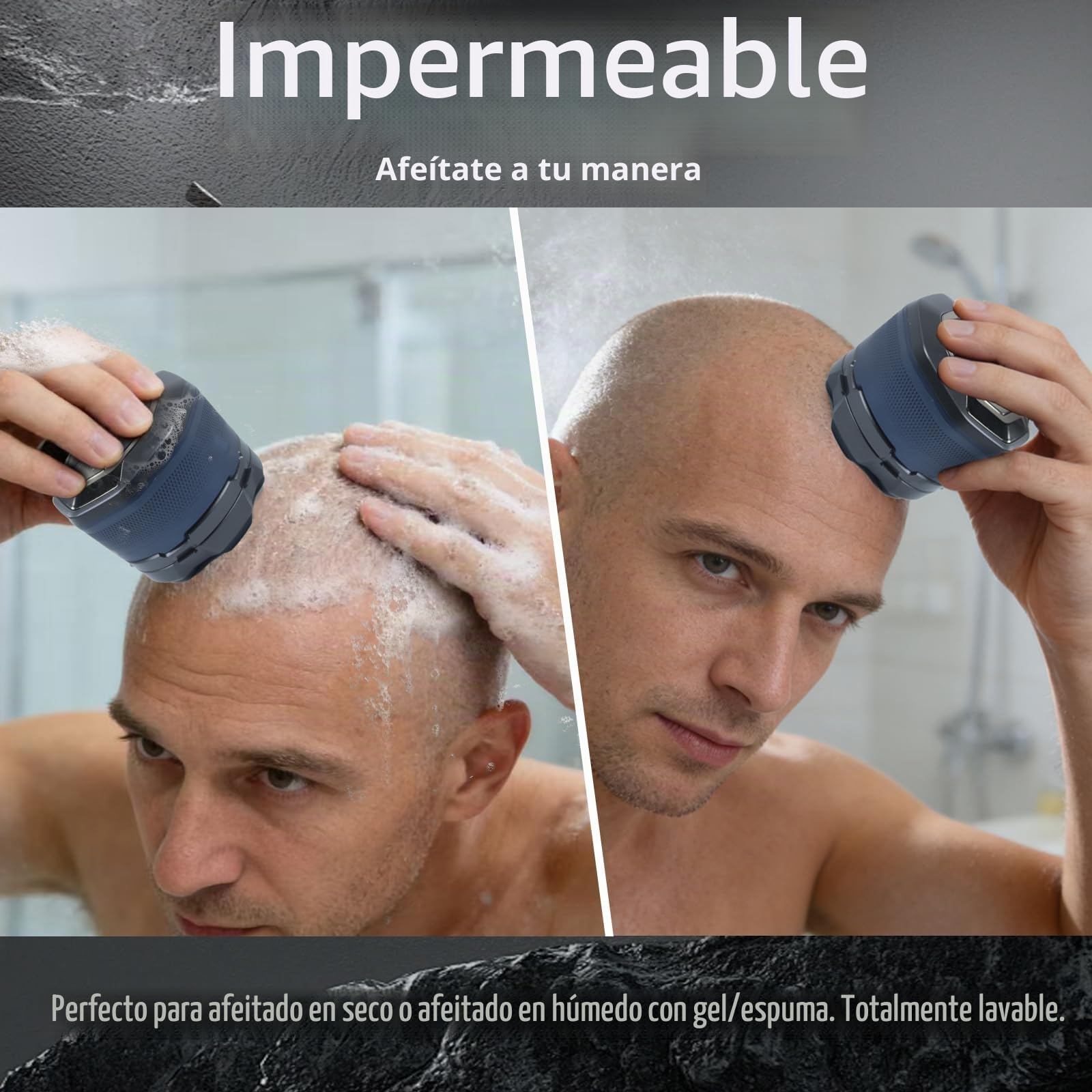 Cabezales de afeitar magnéticos de 6 cuchillas de repuesto para muchas máquinas de afeitar eléctricas magnéticas 6D, compatibles con DOAO, Kensen, JoyKoi y Kibiy. (3 piezas)