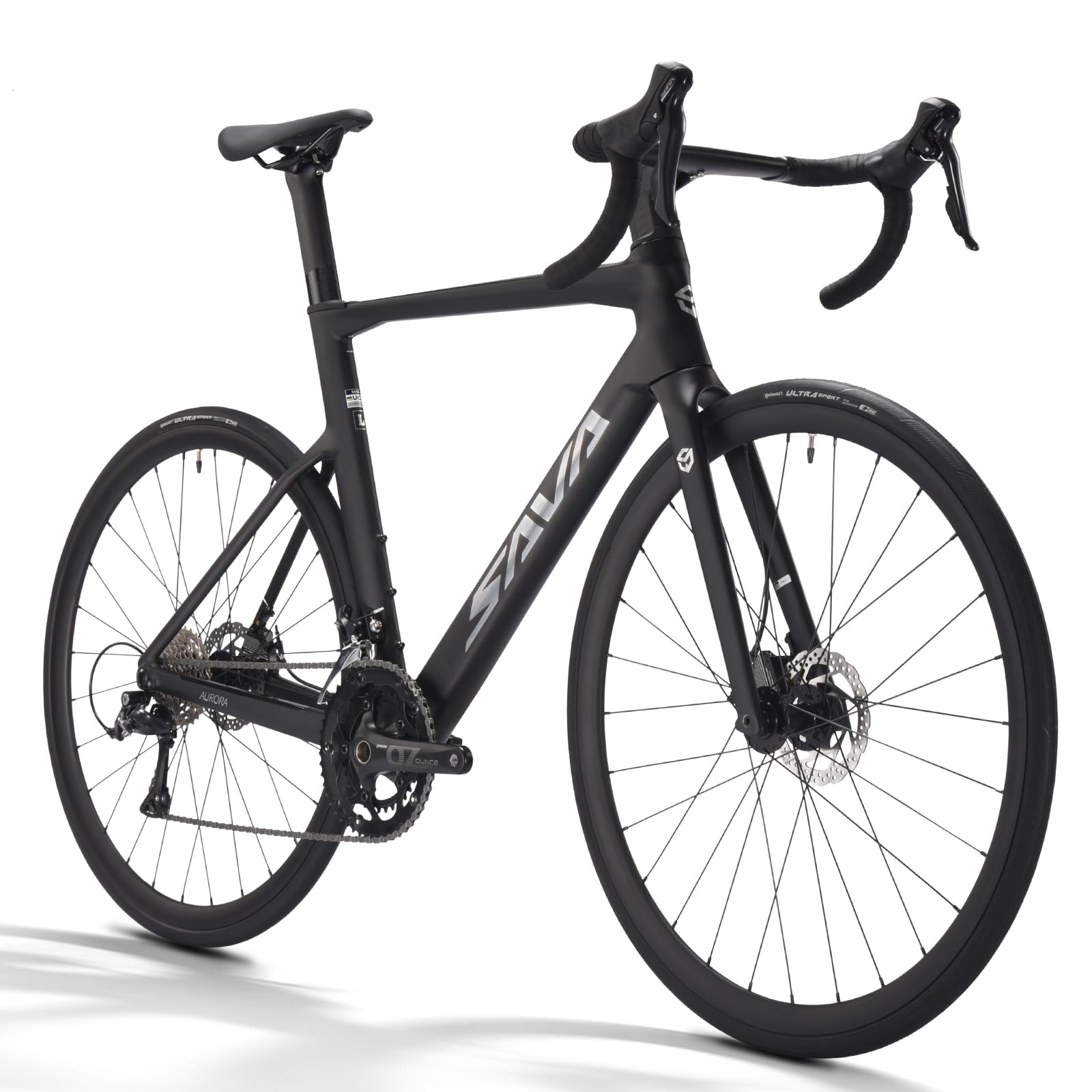 SAVADECK Carbon Disc Road Bike, Shimano SORA 18-Speed