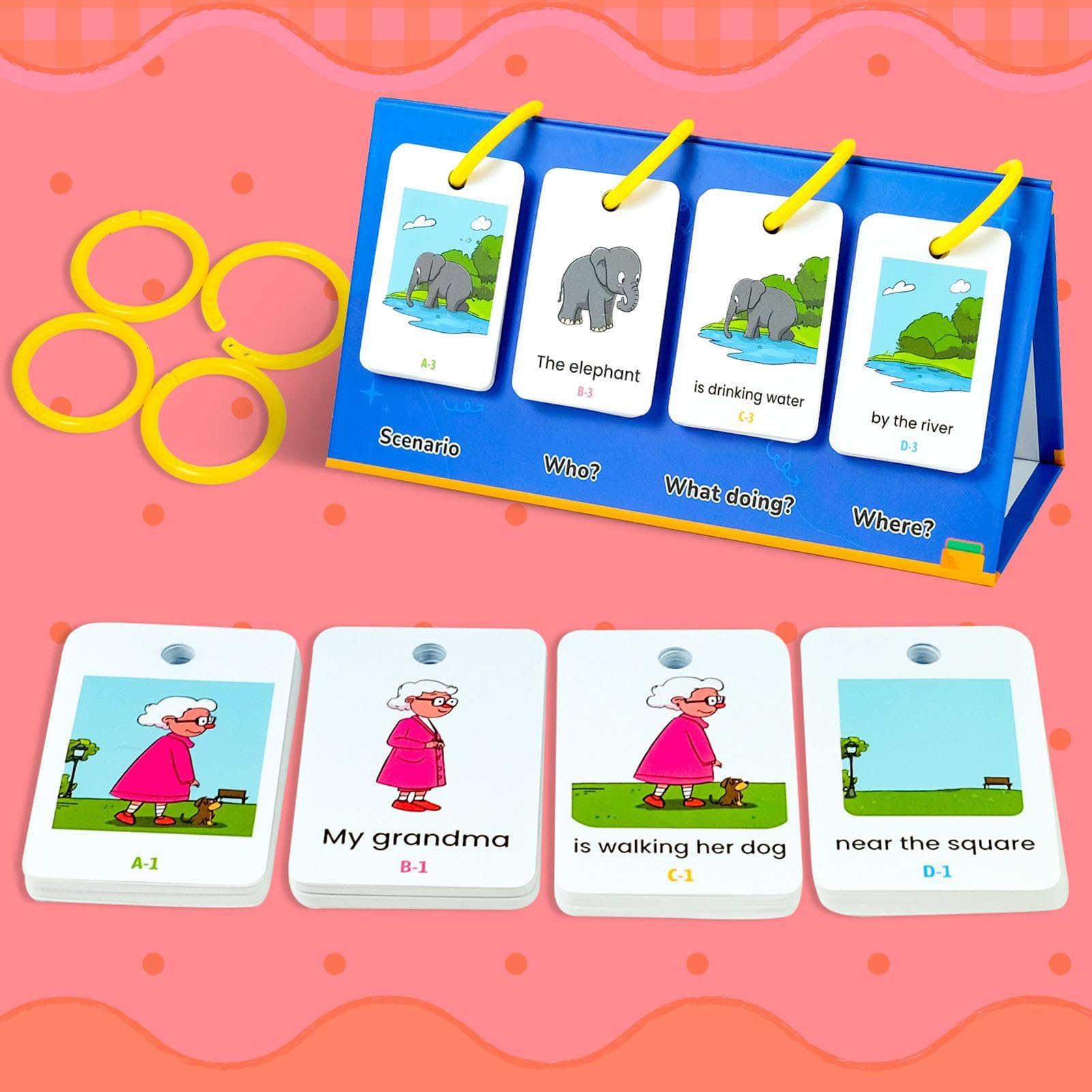 Phonics Flash Cards - Lettre éducative Jeu Son pour Les | 80x Cartes d'apprentissage en Anglais avec Images et Texte, Outils de Lecture préscolaire, Aides pédagogiques en Classe, Jeu de Cartes