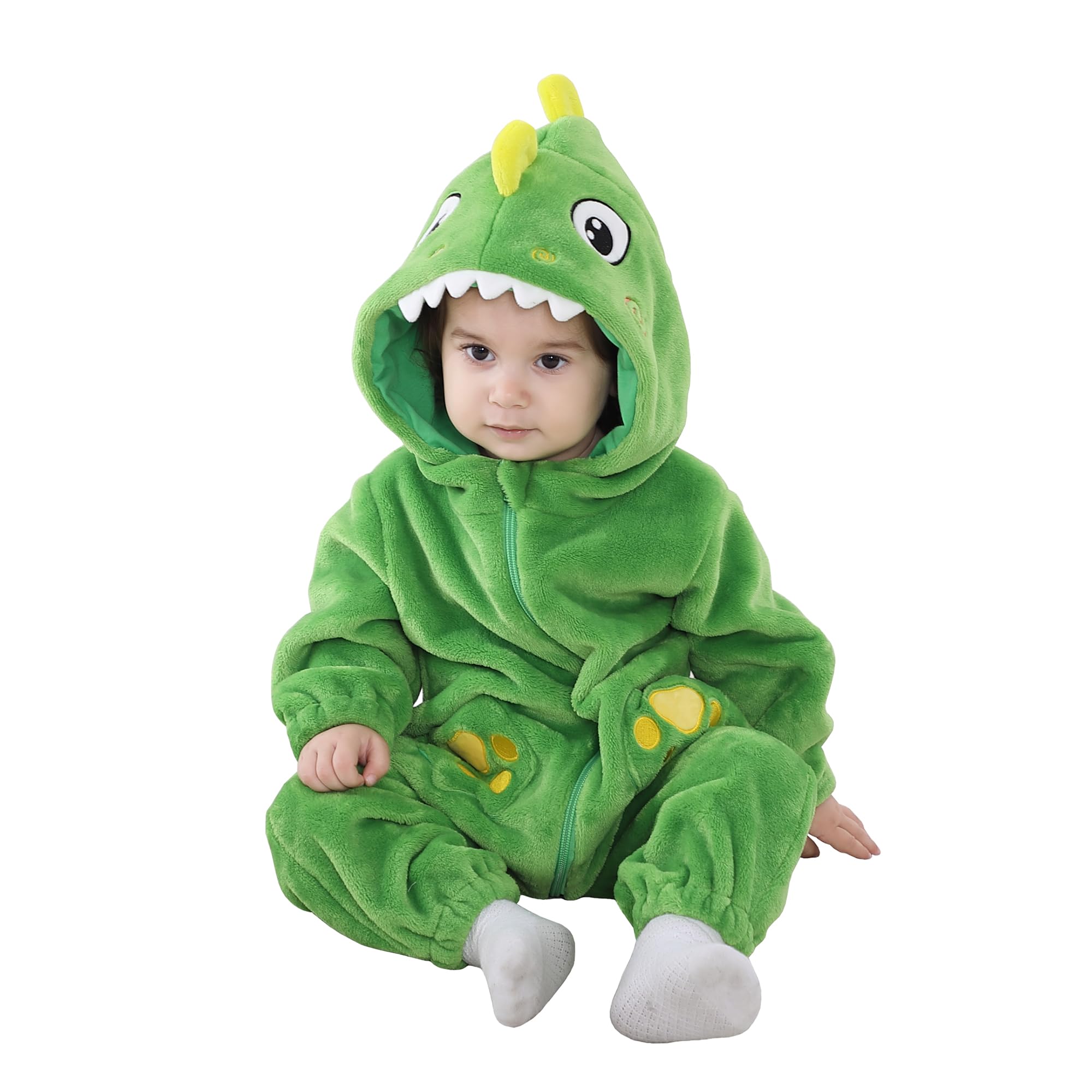 TONWHAR Kid's And Toddler's Animal Halloween Costume Outfit Baby One-Piece Rompers Onesie — view 24