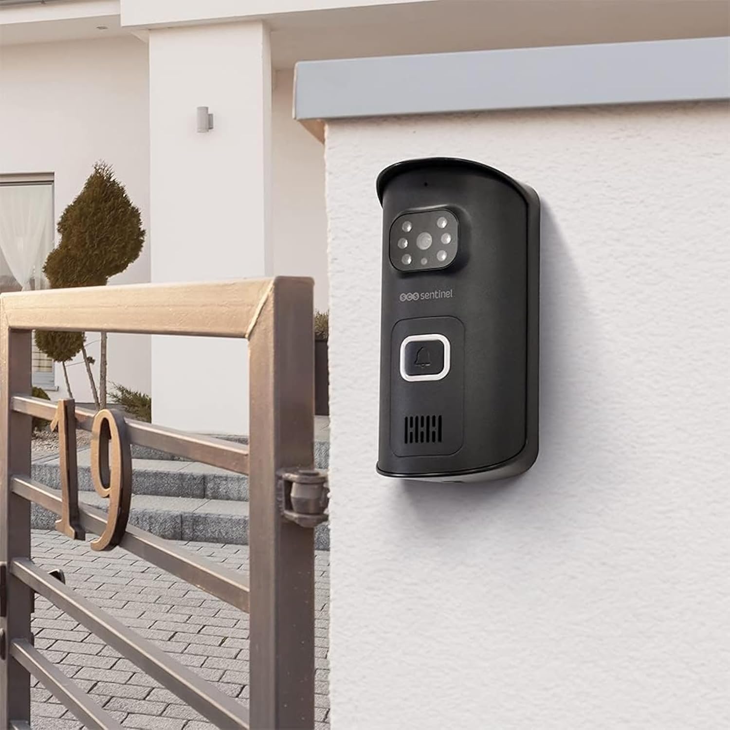 SCS Sentinel AirVisio 200 – Videocitofono wireless 200 m – Schermo – Registrazione foto e video – Apertura cancelli e porte – Visione grandangolare 110° – IP65 – Garanzia 3 anni PVS0009