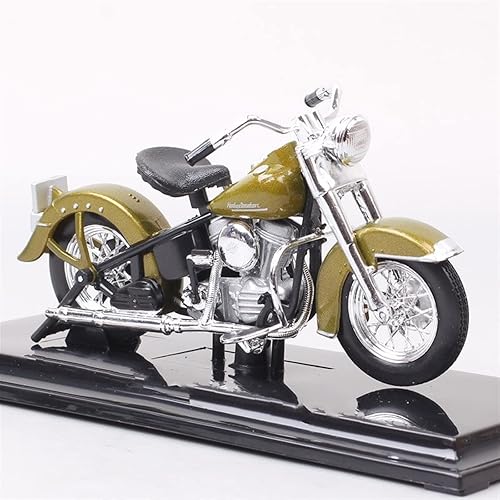Miniatura 4 de NJCORE Clásicos escala 118 Old 1953 74FL Hydra Glide Bike - Vehículo de juguete a presión para motocicleta modelo mini moto de niños