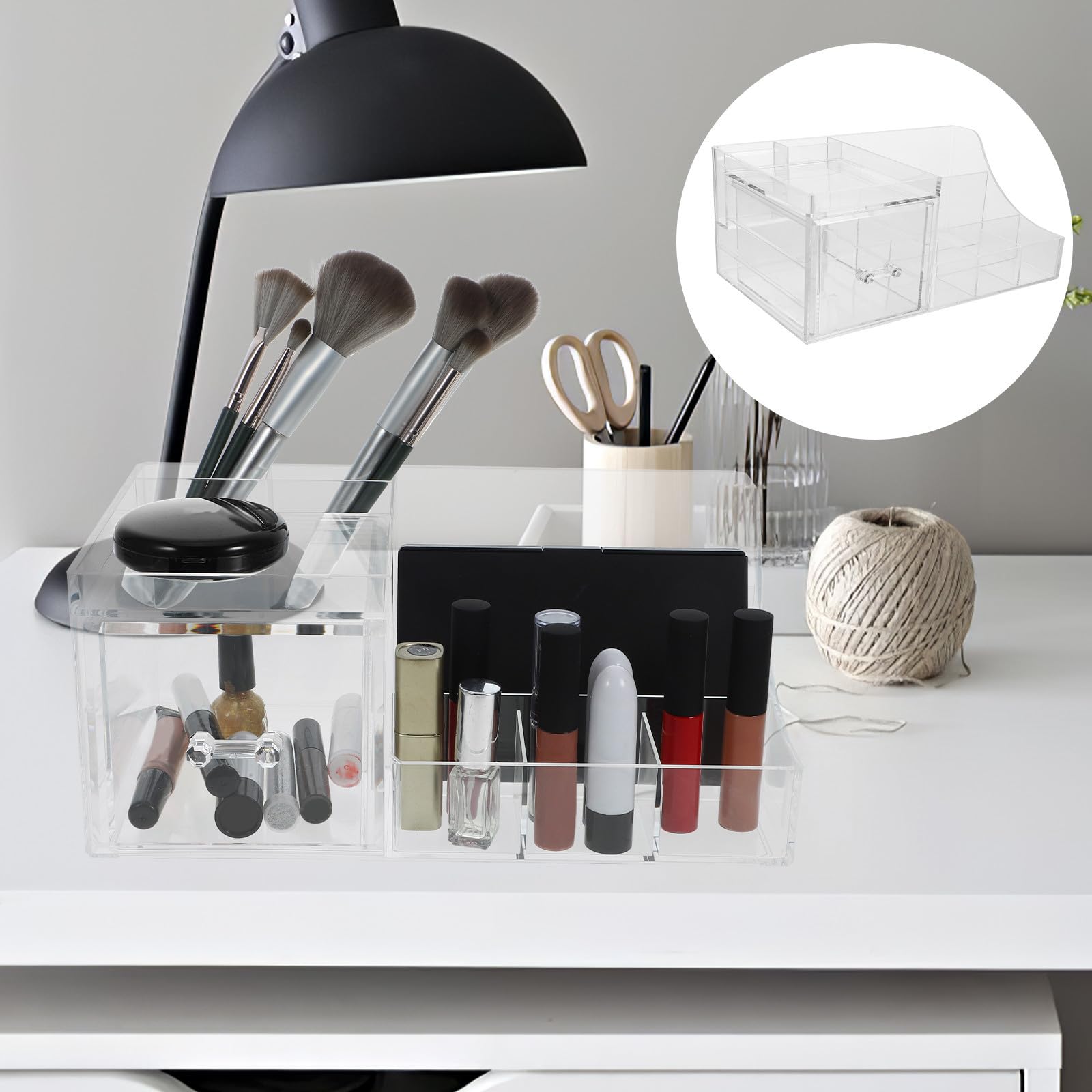 Make Up Organizer mit Mehreren Schubladen aus Ps für Kosmetikartikel