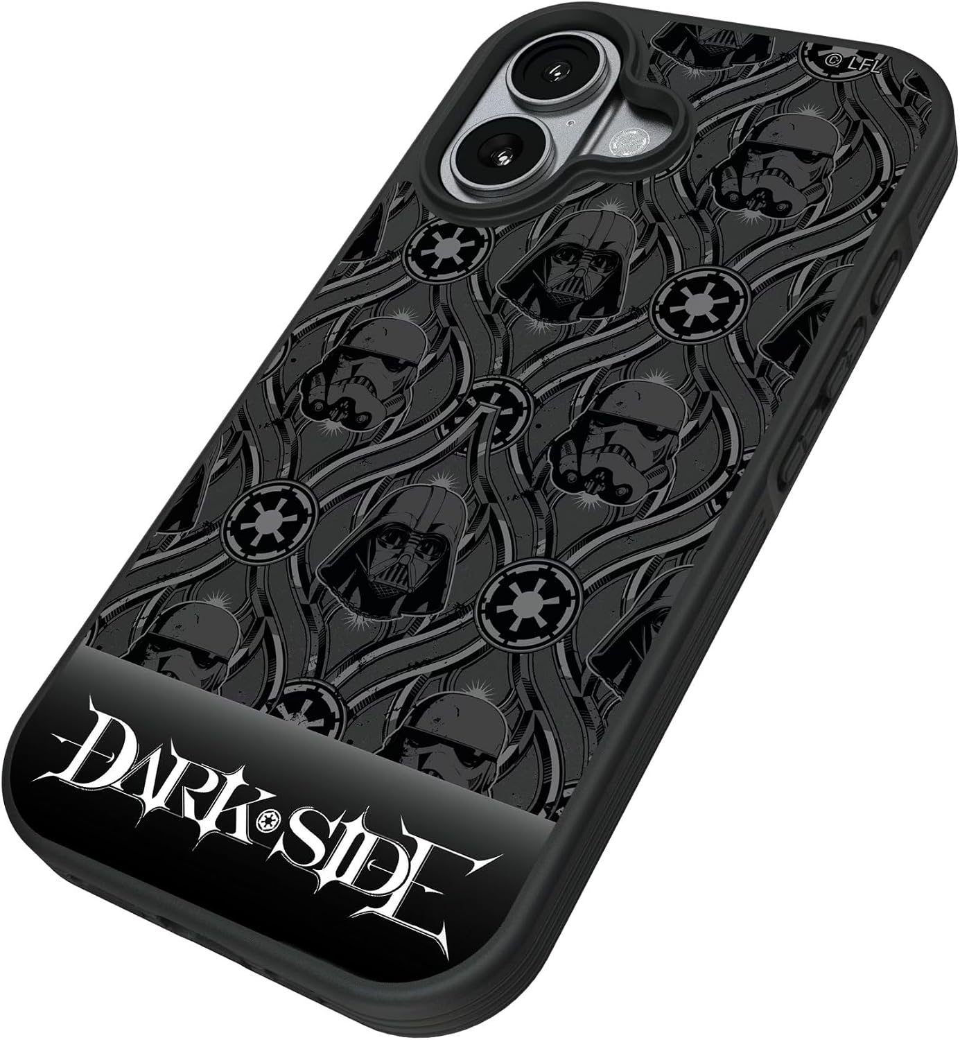 Keyscaper Star Wars Dark Side Motif Bump Cell Phone Case for iPhone 17