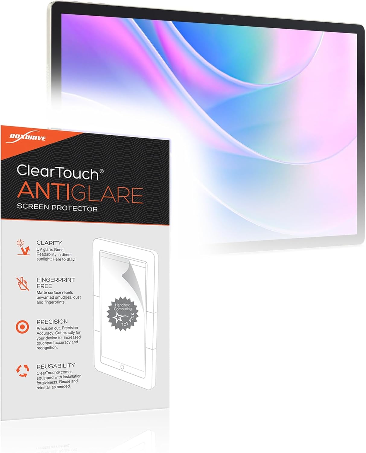 BoxWave Screen Protector Compatible With Acer Iconia A16 - ClearTouch Anti-Glare (2-Pack), Anti-Fingerprint Matte Film Skin
