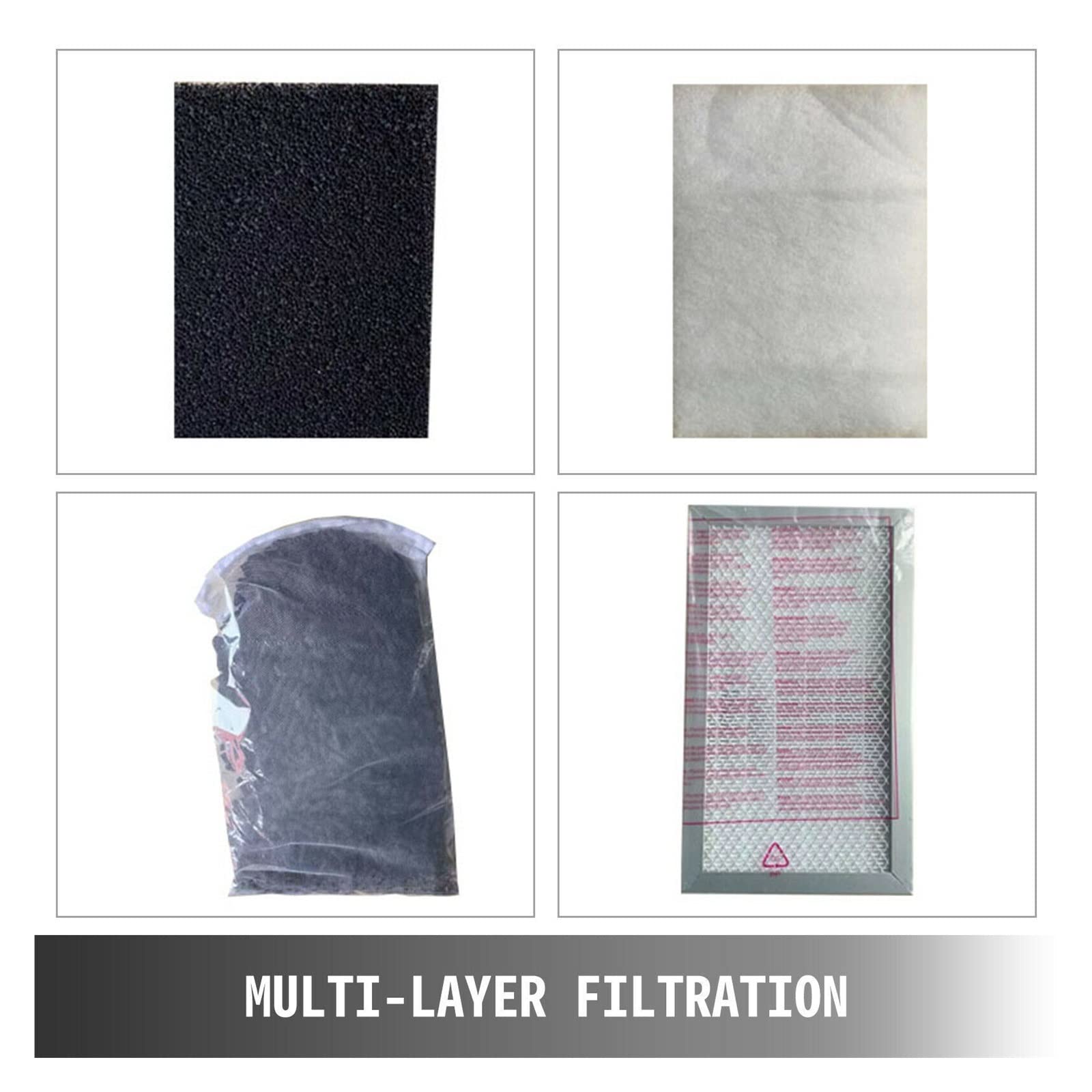 Estrattore di fumi del purificatore d'aria 80W 180m³/H Dispositivo di rimozione dell'ammortizzatore del metallo del purificatore di fumo a basso rumore for la macchina for incidere di CO2 CNC
