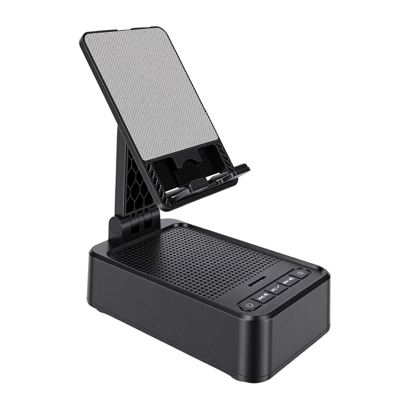 Elprico Cassa Bluetooth con Luce LED, Supporto Regolabile per Smartphone | Suono surround a 360°, illuminazione ambientale RGB, 10 ore di riproduzione