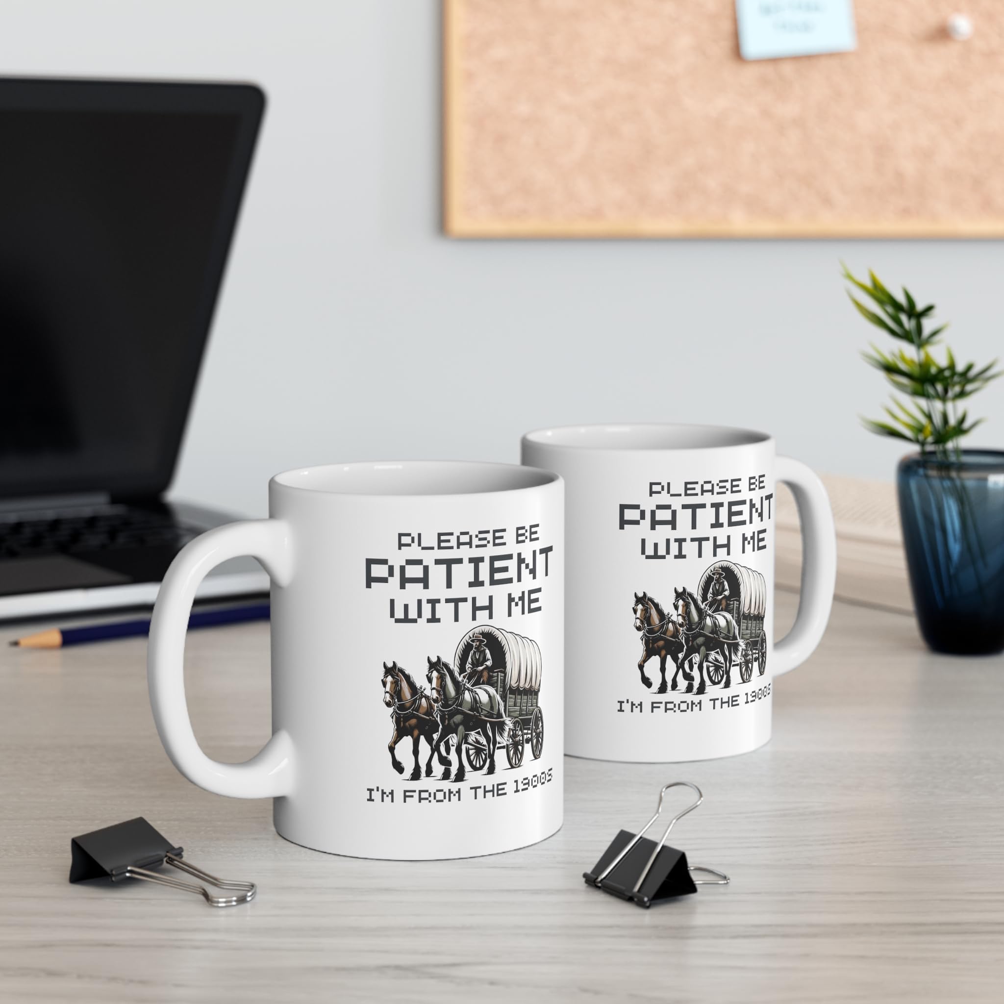 Amazon.com: Perfect Printables Please be Patient With Me I'm From the 1900s,  Funny Old Person Coffee Mug Gifts, 20th Century Cup : Home & Kitchen
