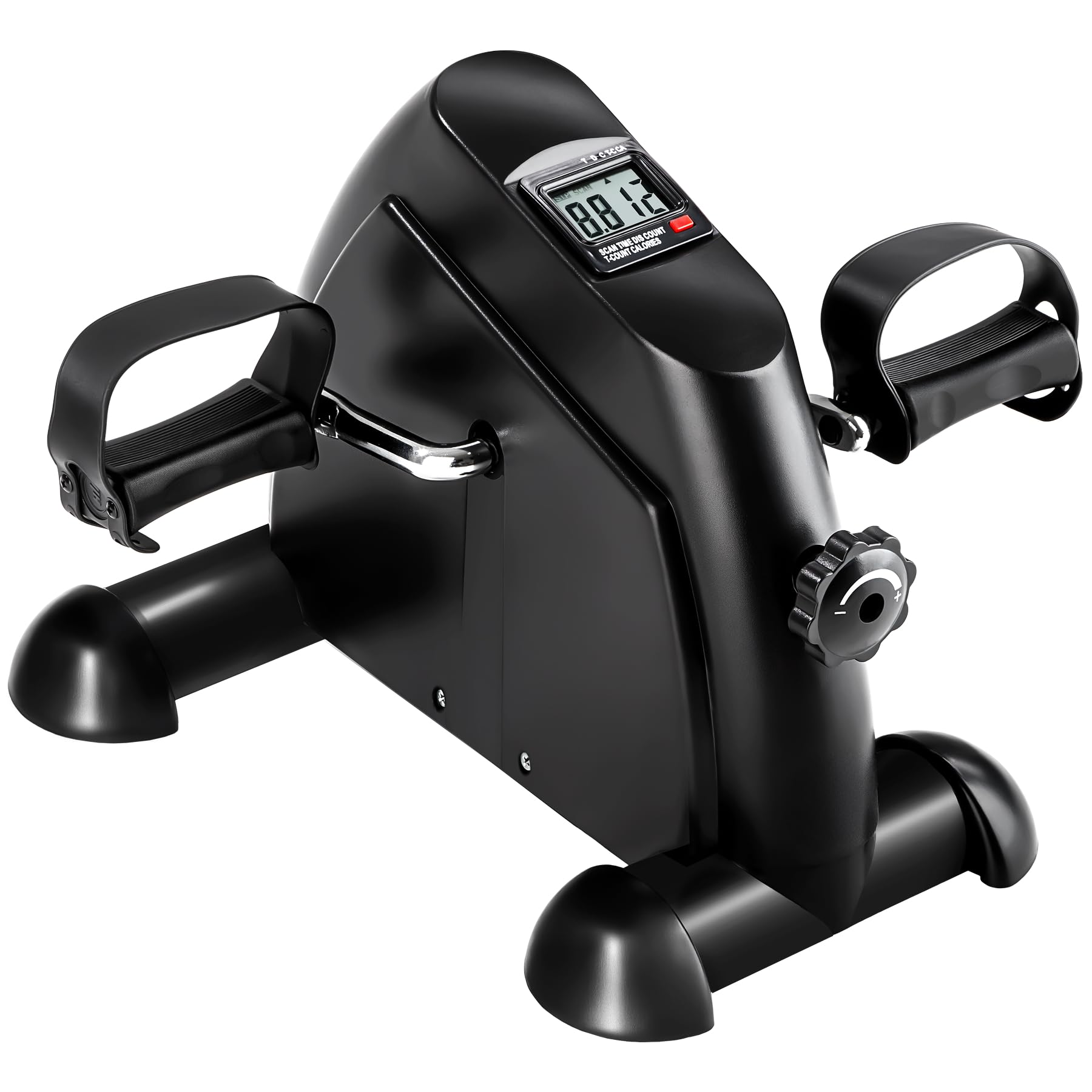 tectake® Pedales Estaticos para Ejercicio en Casa, Pedaleador Electrico con Resistencia Ajustable, Pedaleador para Ancianos, Ejercicio Rehabilitación Piernas y Brazos, Fitness en Casa - Negro