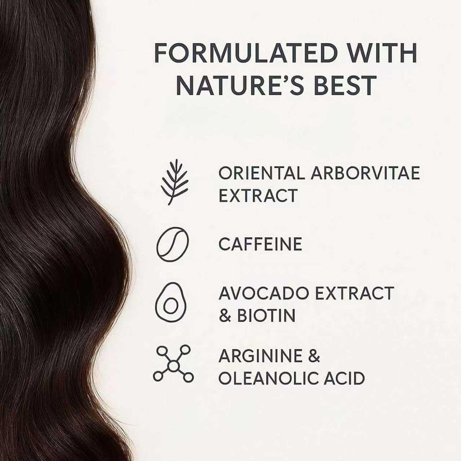 Shampoo volumizzante e anticaduta, anticaduta, controllo naturale del sebo e nutrimento del cuoio capelluto, lenitivo e rinforzante per capelli per donne e uomini (2pcs)