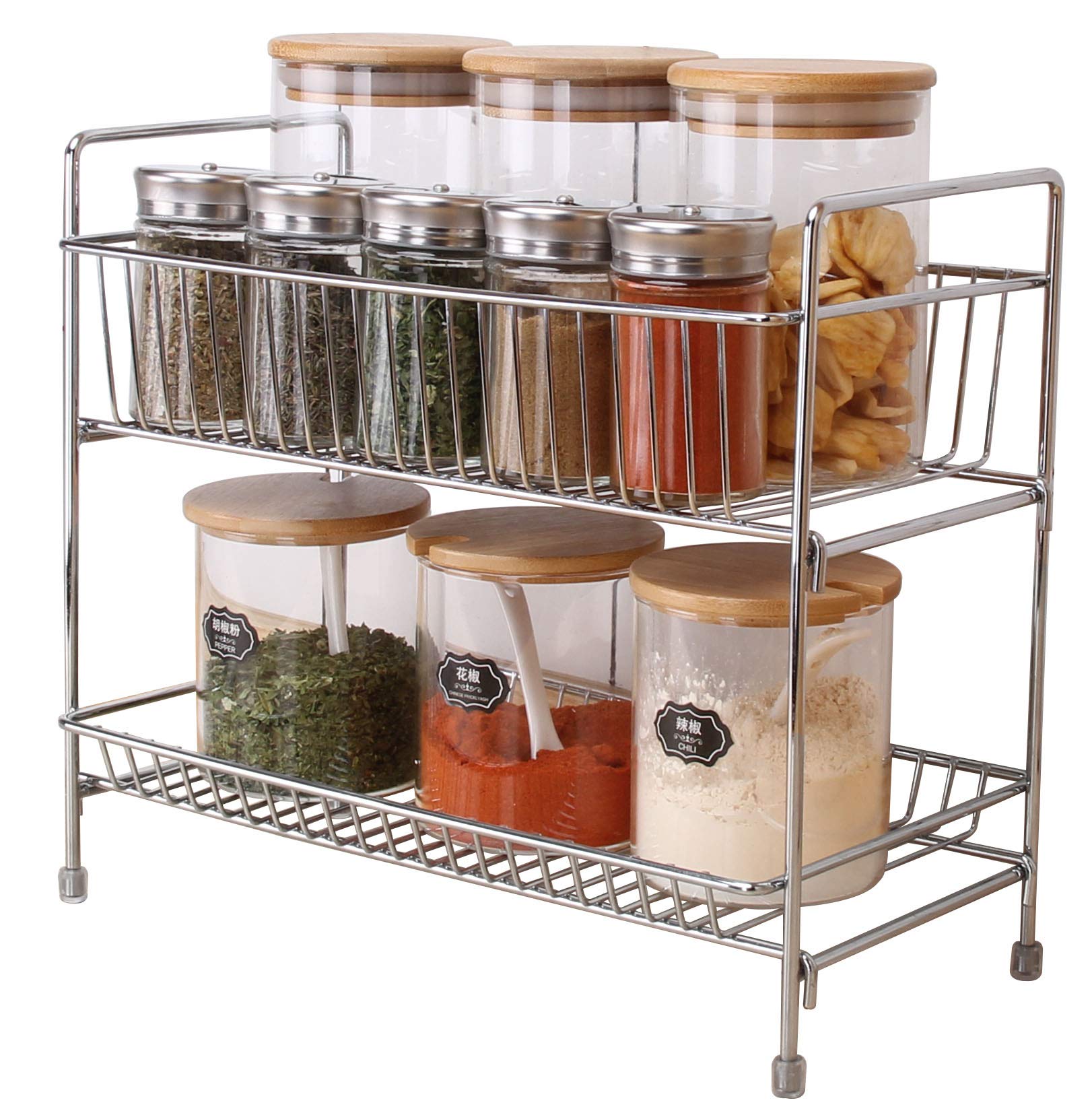 Buy Buckingham Free Standing Two Tier MultiPurpose Jar Spice Organiser