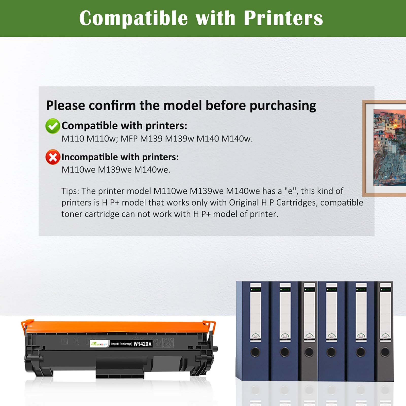 XXL Toner HP 142A W1420A 142X W1420X LaserJet MFP M139w M140w M110w - Foto 5