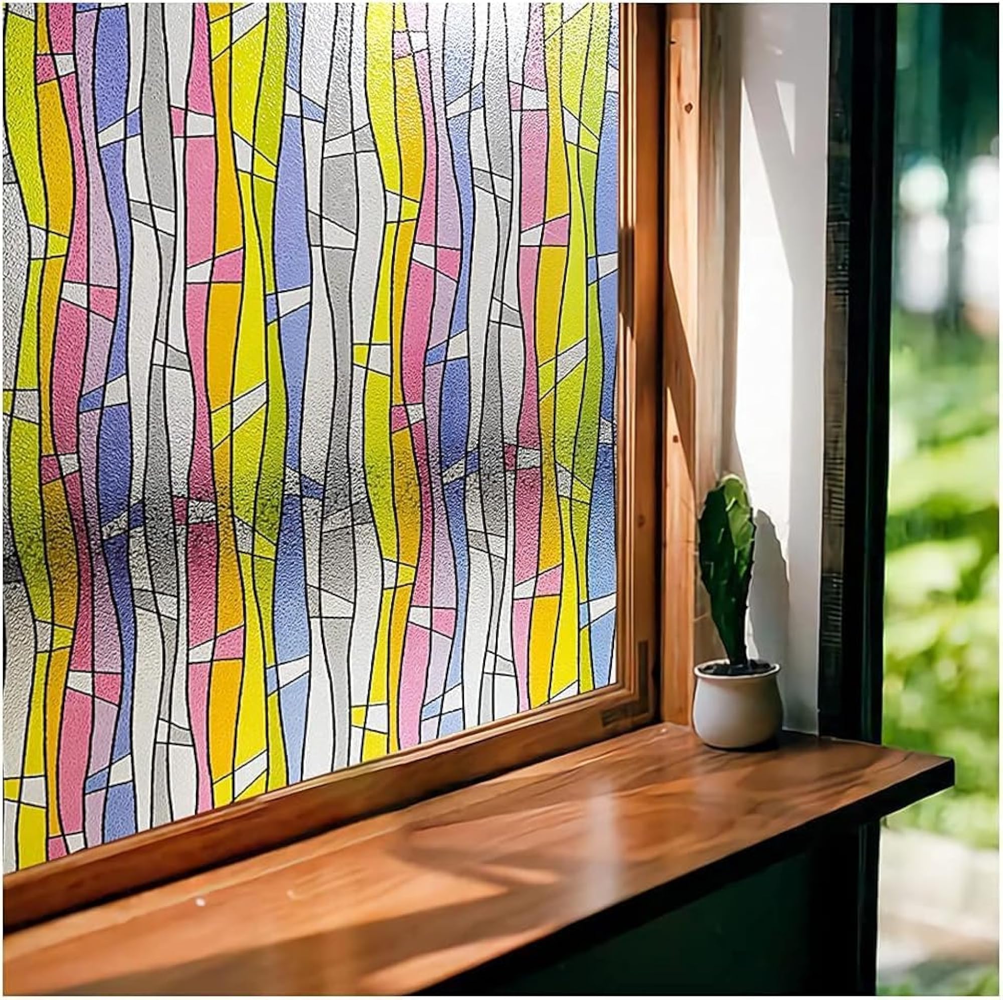 Self-Adhesive Privacy Window Film, Easy Application