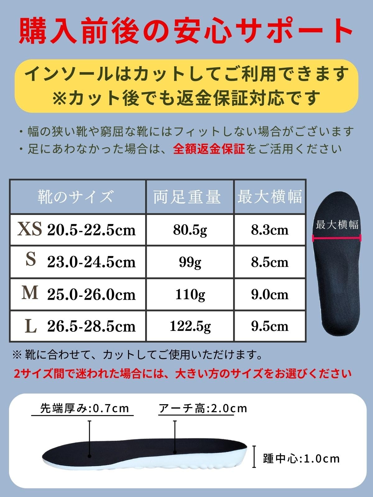 Amazon.co.jp: Rela Kino インソール 超衝撃吸収 × 姿勢サポート