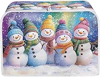 Vista 82 de Marbling Butterfly Print 2 Slice Toaster Dust Cover, Kitchen Small Appliance, Anti Dust and Fingerprint Bread Machine Cover