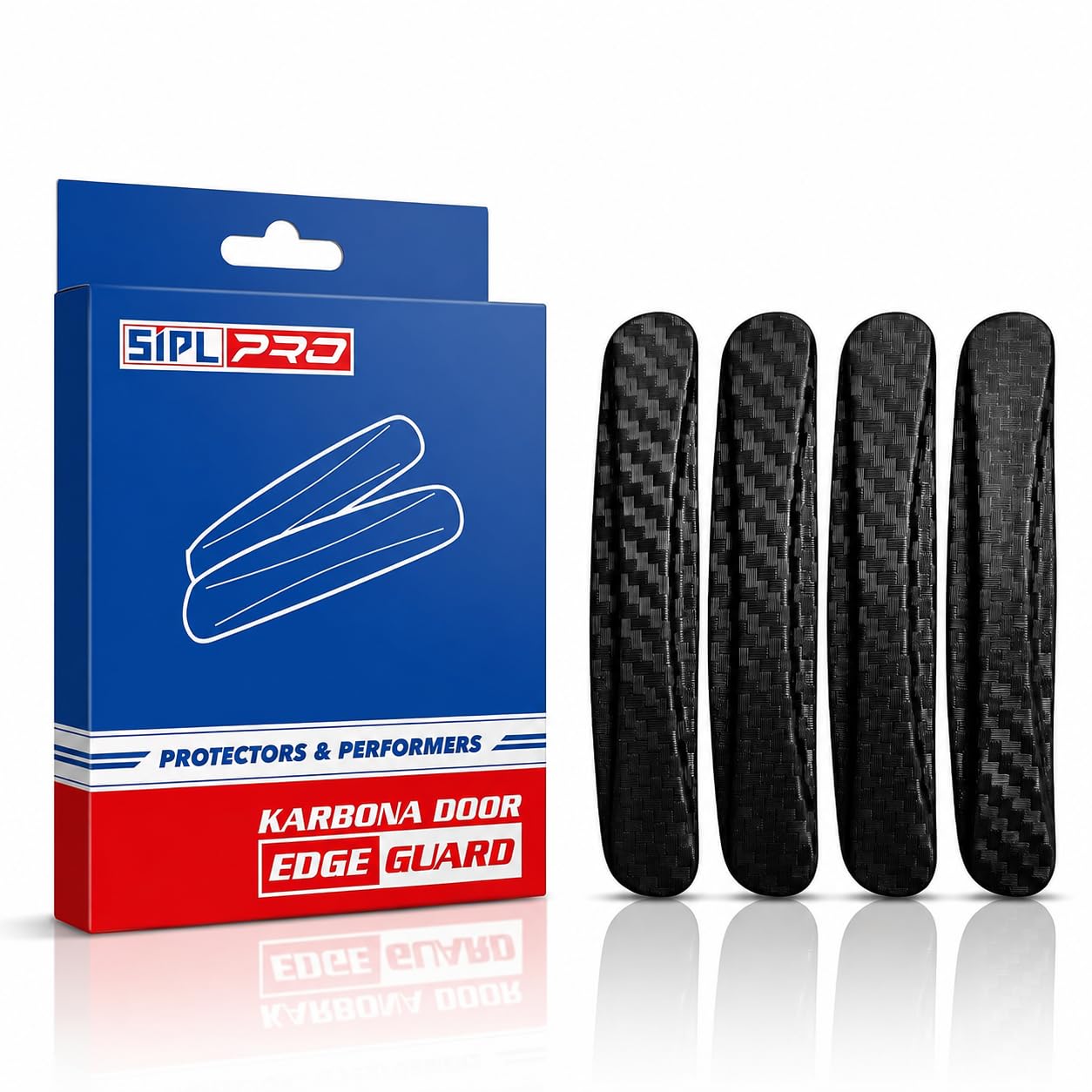 SIPL Car Door Edge Guard Protector – Durable, Shock-Absorbent Door Edge Protector |Heavy Duty Rubber Car Door Guard|Universal Door Accessories for Protection – Compatible with All Cars (Set of 4)-image-5
