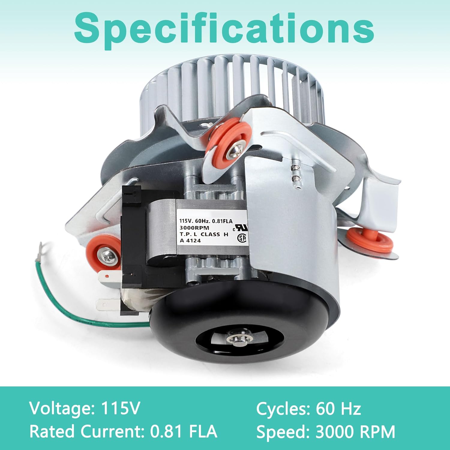 HC21ZE121A HC21ZE121 Furnace Draft Inducer Motor Assembly Replaces Carrier Bryant Payne, Jakel J238-100-10108 Draft Inducer Blower Motor Replacement Parts for Bryant Furnace