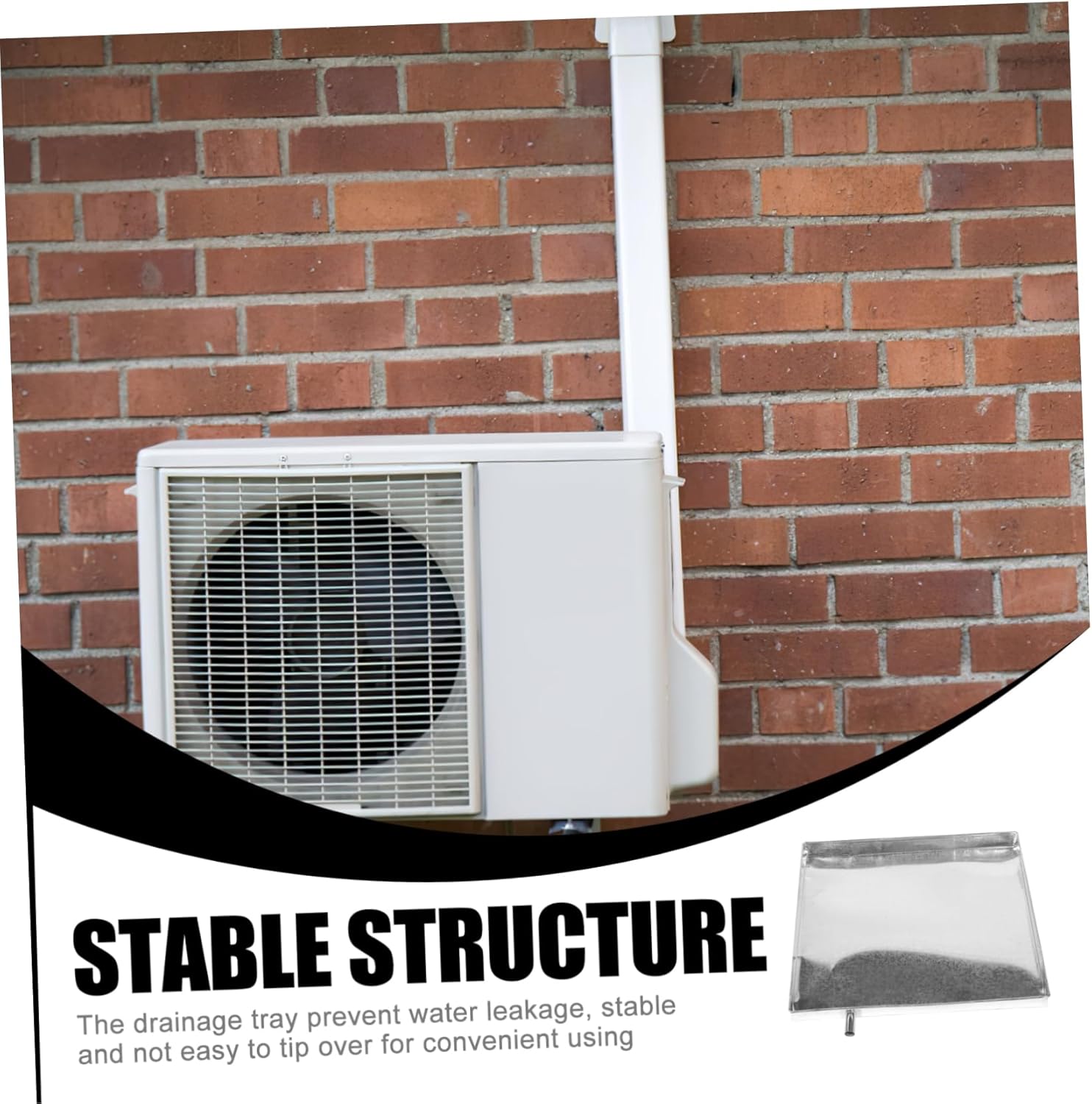 Homoyoyo Air Conditioner Accessory Drip Pan Drain and Drip Tray Washable Floor from Leaks