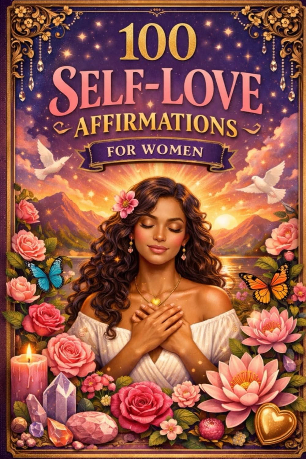 Self Love Affirmations For Women: 100 Daily Quotes to Build Confidence, Overcome Self-Doubt, and Embrace Your Inner Worth