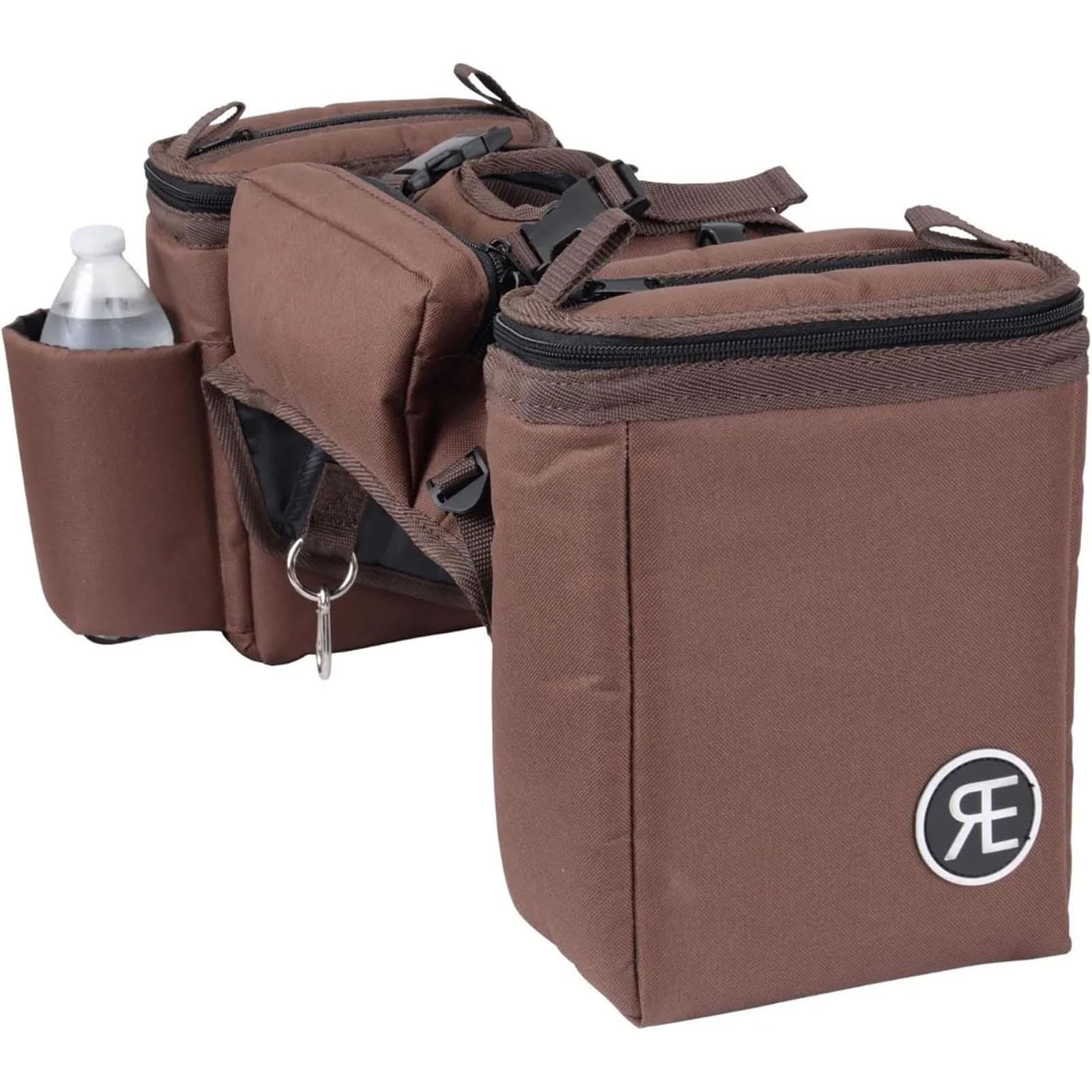 Reinsman Pommel Cooler Bag | Equestrian Durable Convenient Spacious 2-Side Nylon Insulated Bag with Stainless Steel Hardware | Easy Attachment to The