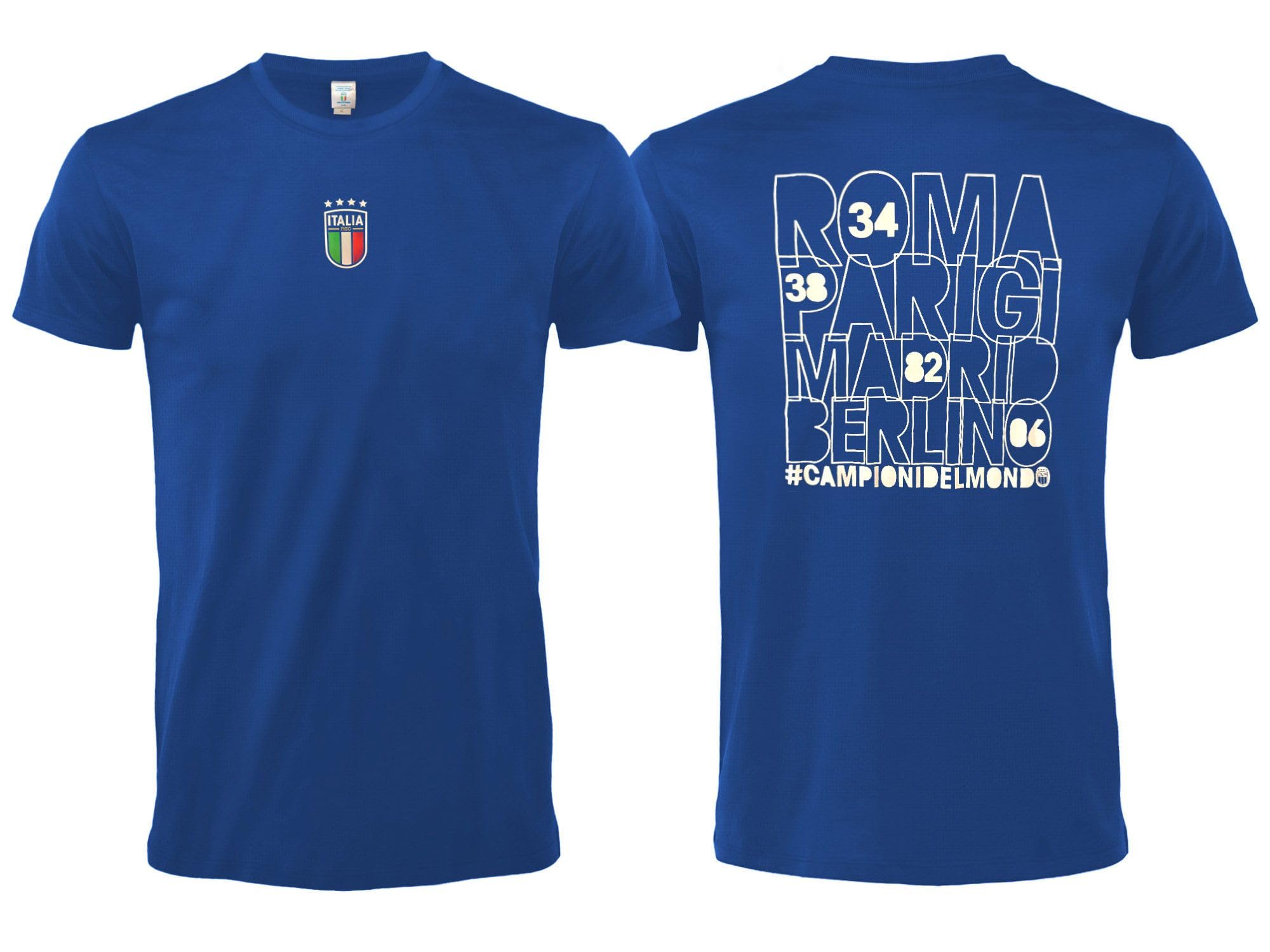 GIEMMEItalian Shirt. T-Shirt Italy. Italy T-Shirt. Italy Shirt. Italy Jersey. Light Blue. Adults and Children.
