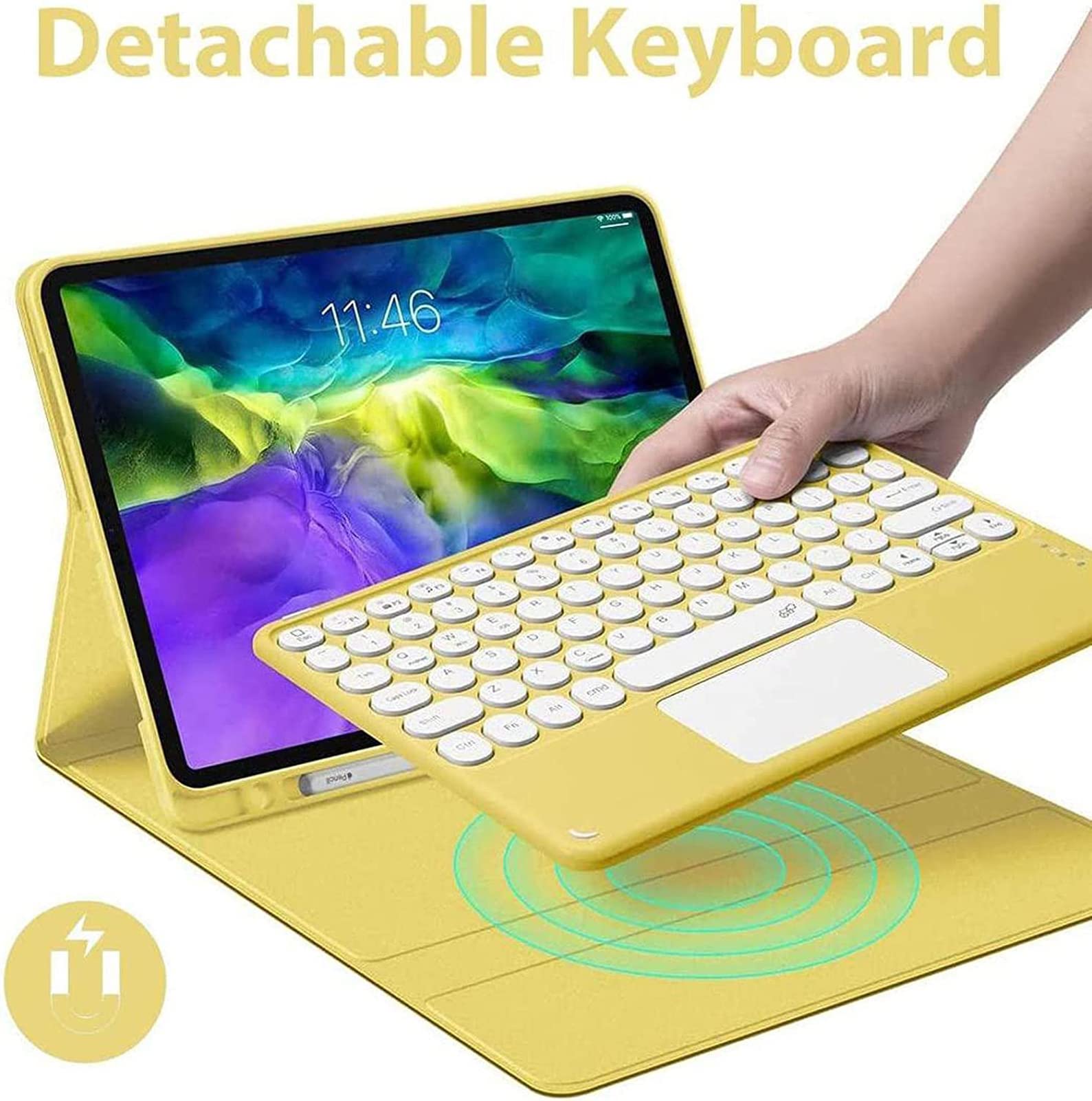 Custodia Con Tastiera Bluetooth Per IPad Air 3 (2019) E IPad Pro 10.5 (2017) – AICase, Antishock