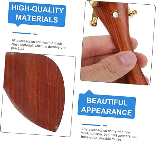 Miniatura 4 de ERINGOGO 1 Unidades de accesorios para violín pequeño para principiantes, afinador de violín, violín, afinación de violín, poste de sonido para