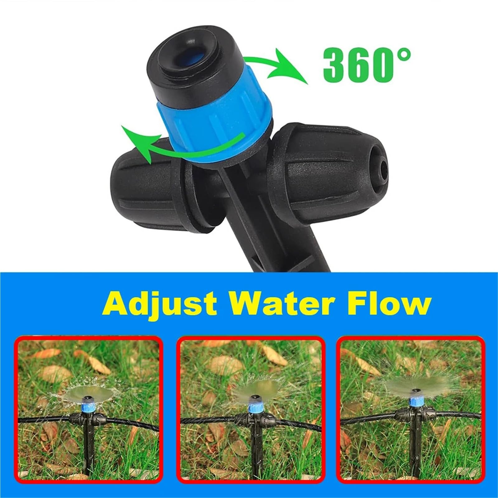 Arroseur à Pulsation Émetteur d'irrigation Goutte à par Aspersion sur Piquet